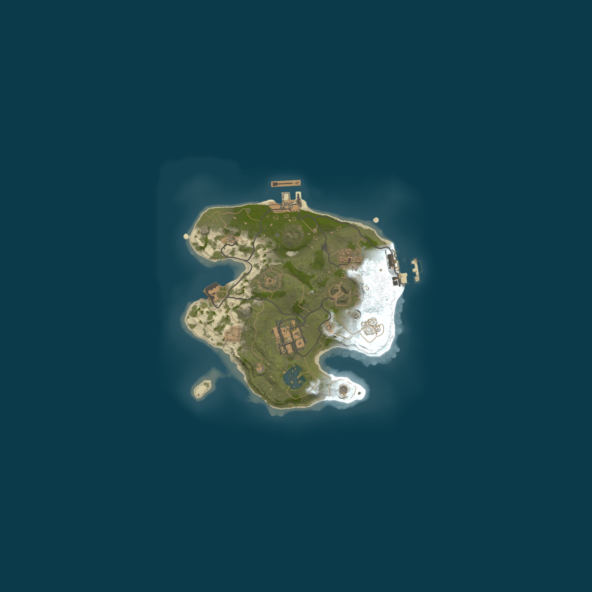 Procedural Map, size 2000, seed 873868508