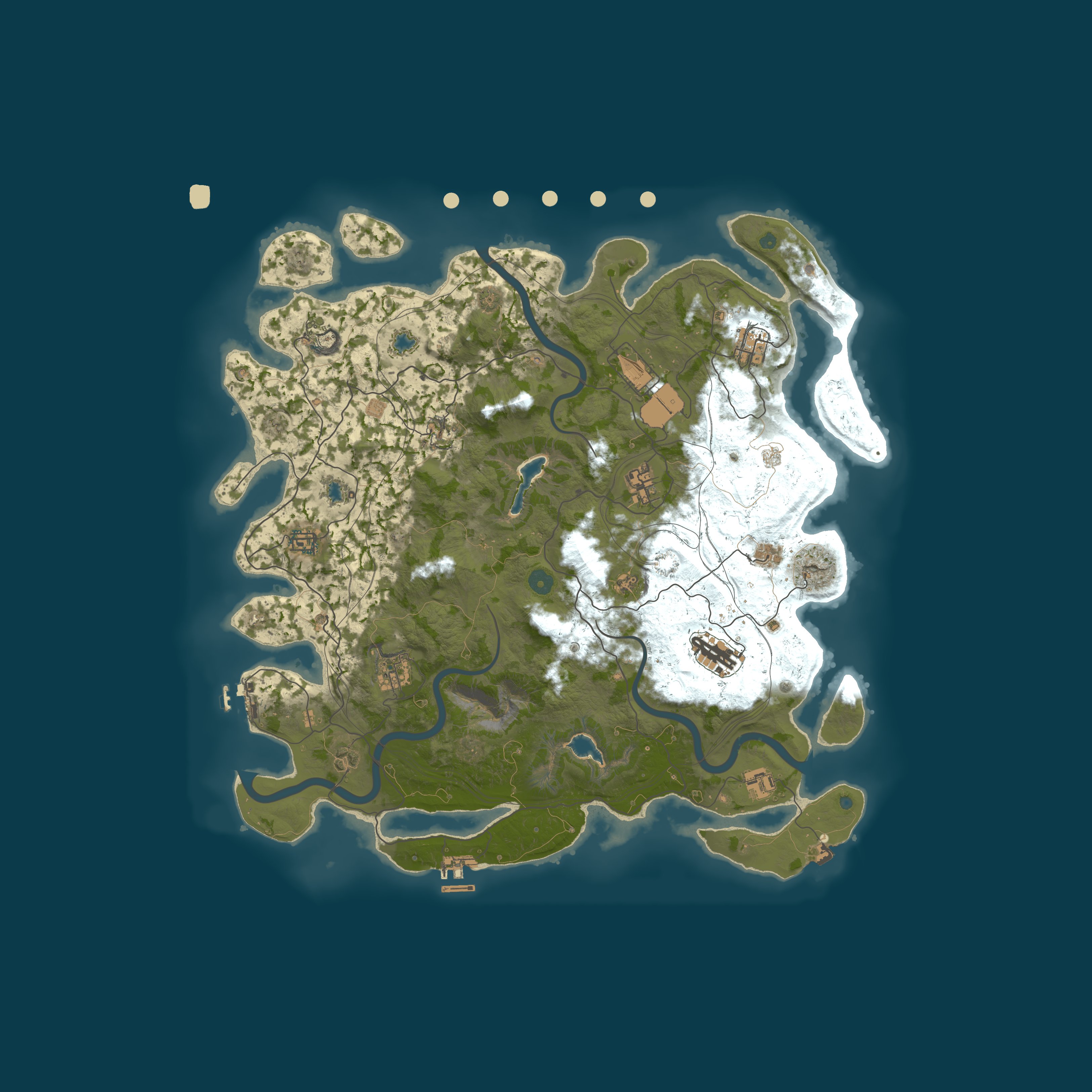 Map of [EU] #1 RustyKraken PVE| 6x | RB | Convoys | Events | ST| Roami