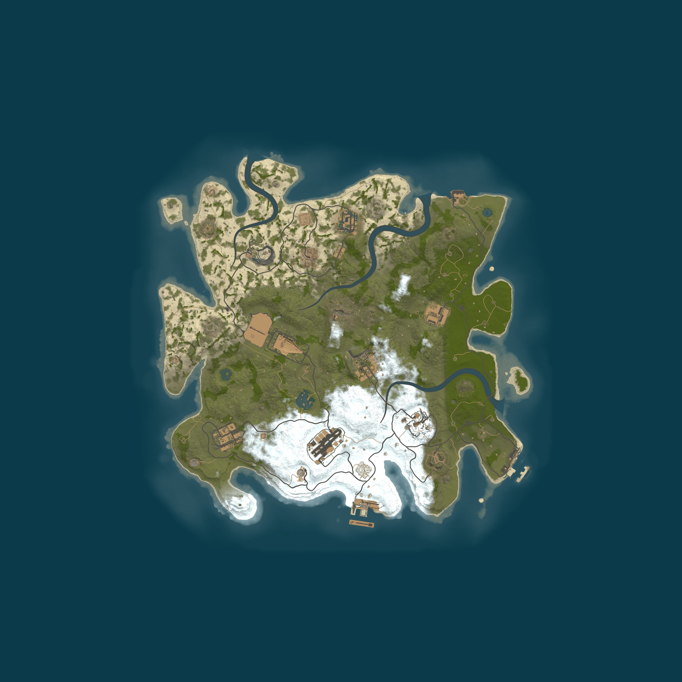 Map for [EU] Rust-France - SOLO/DUO/TRIO | FULLWIPED 10/08 10.08
