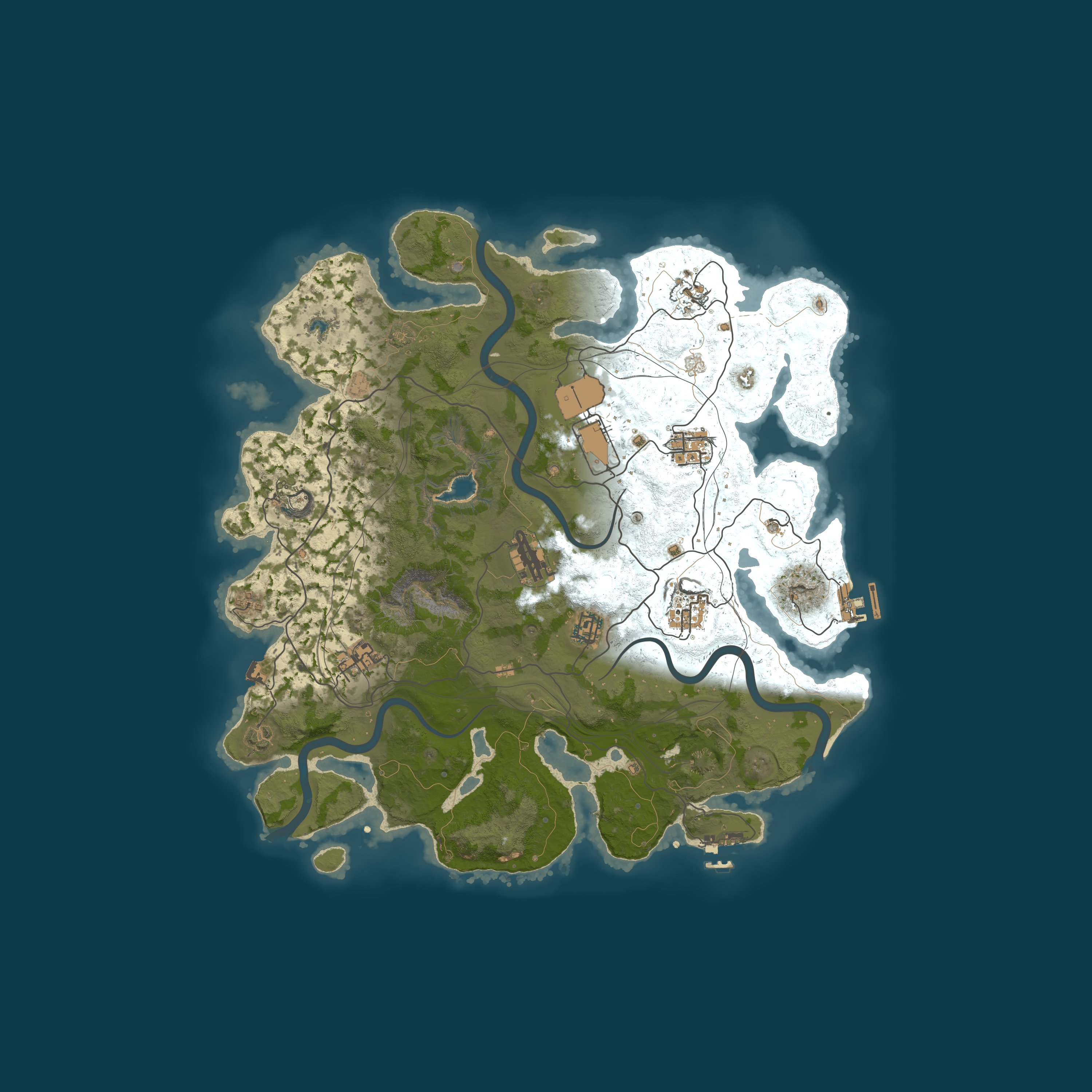 Map for US Rustinity 2x Monthly Large Vanilla+ [No BP Wipes]