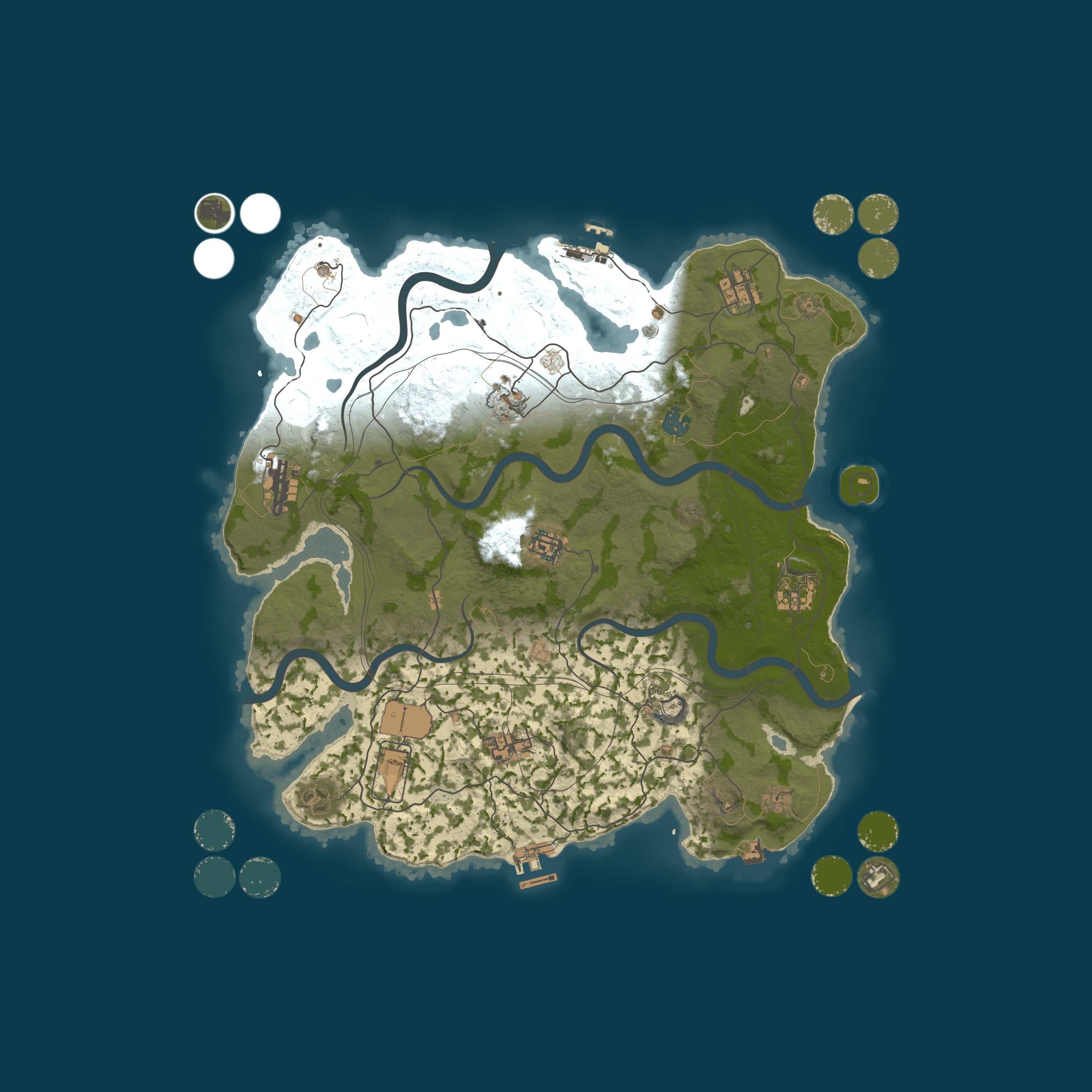 Map for [ESP/Ñ] BANDOLEROS PvE | Experiencia PvE Avanzada | Mundo Vivo