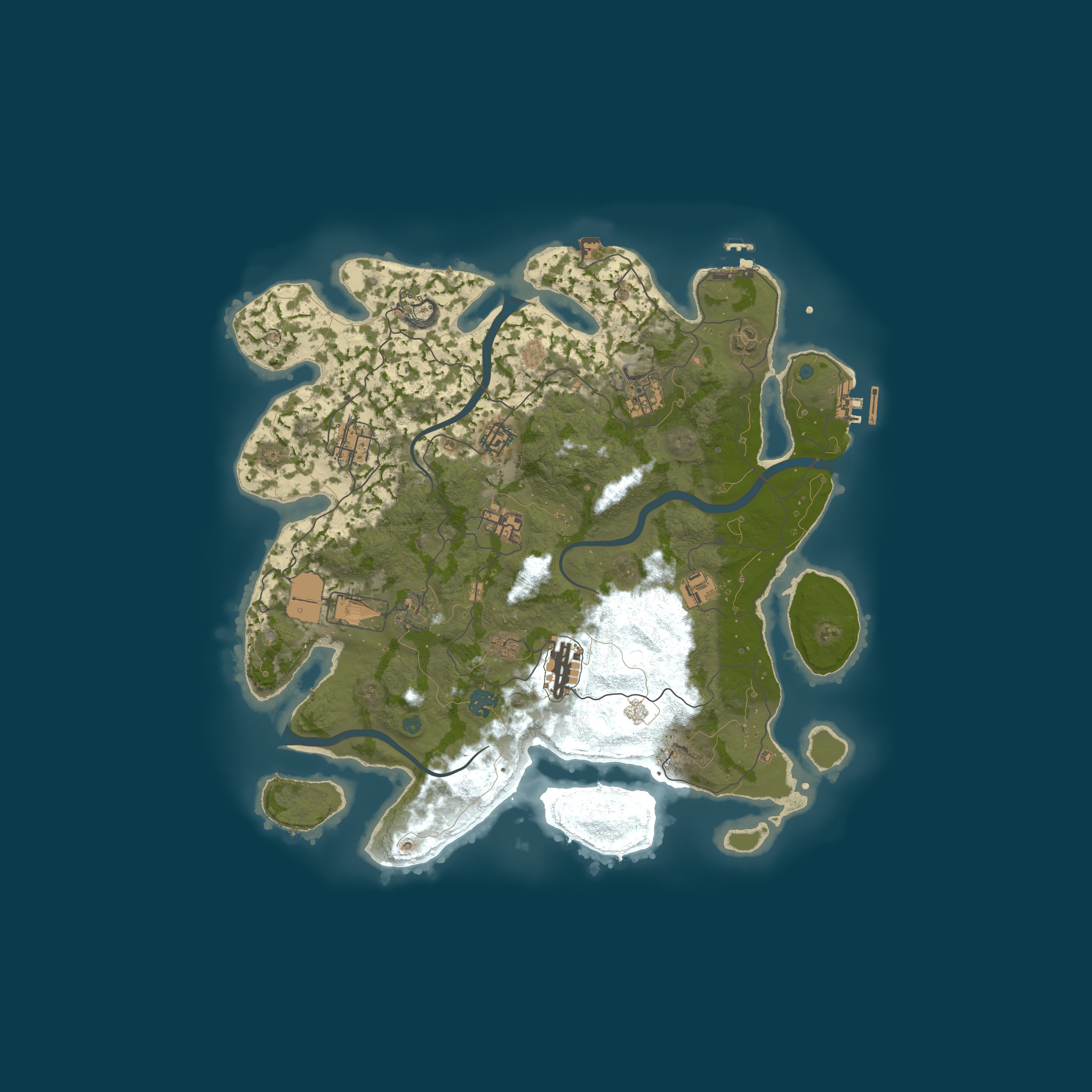 Rustane.net, size 3750, seed 628472634