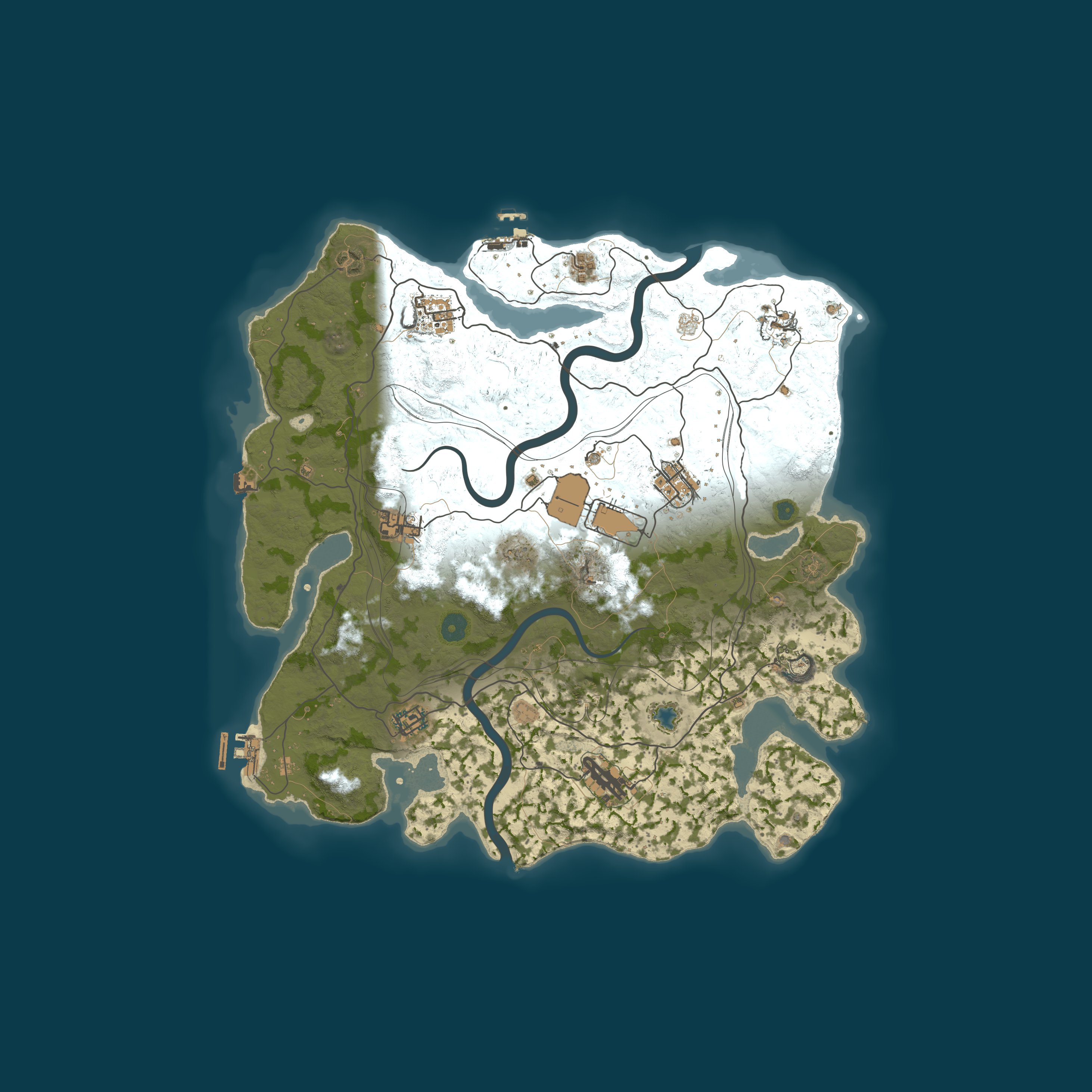 Map for MIRAGE RUST | MAIN 2x | Wipe 20.03