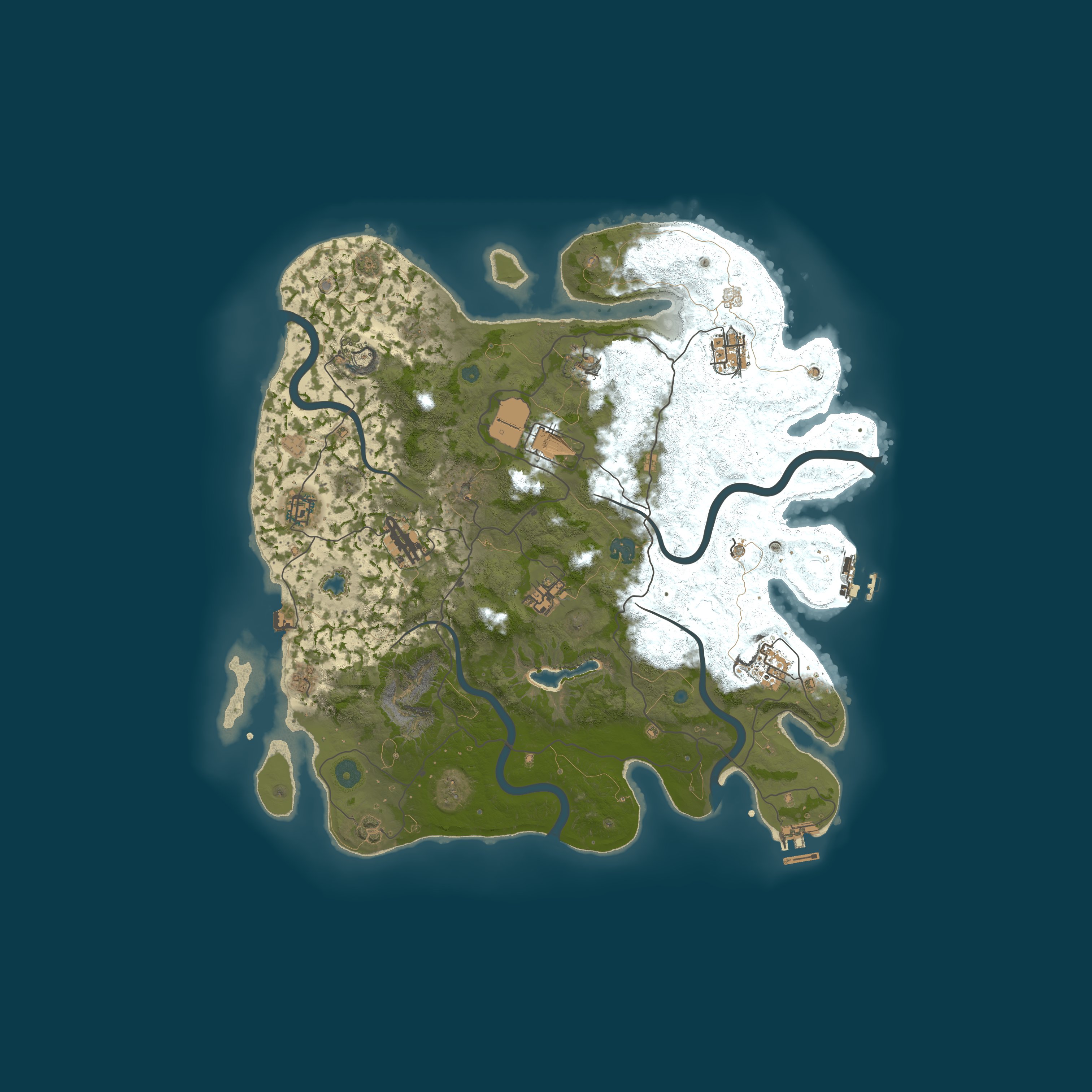 Map for A Shockbyte Rust Server