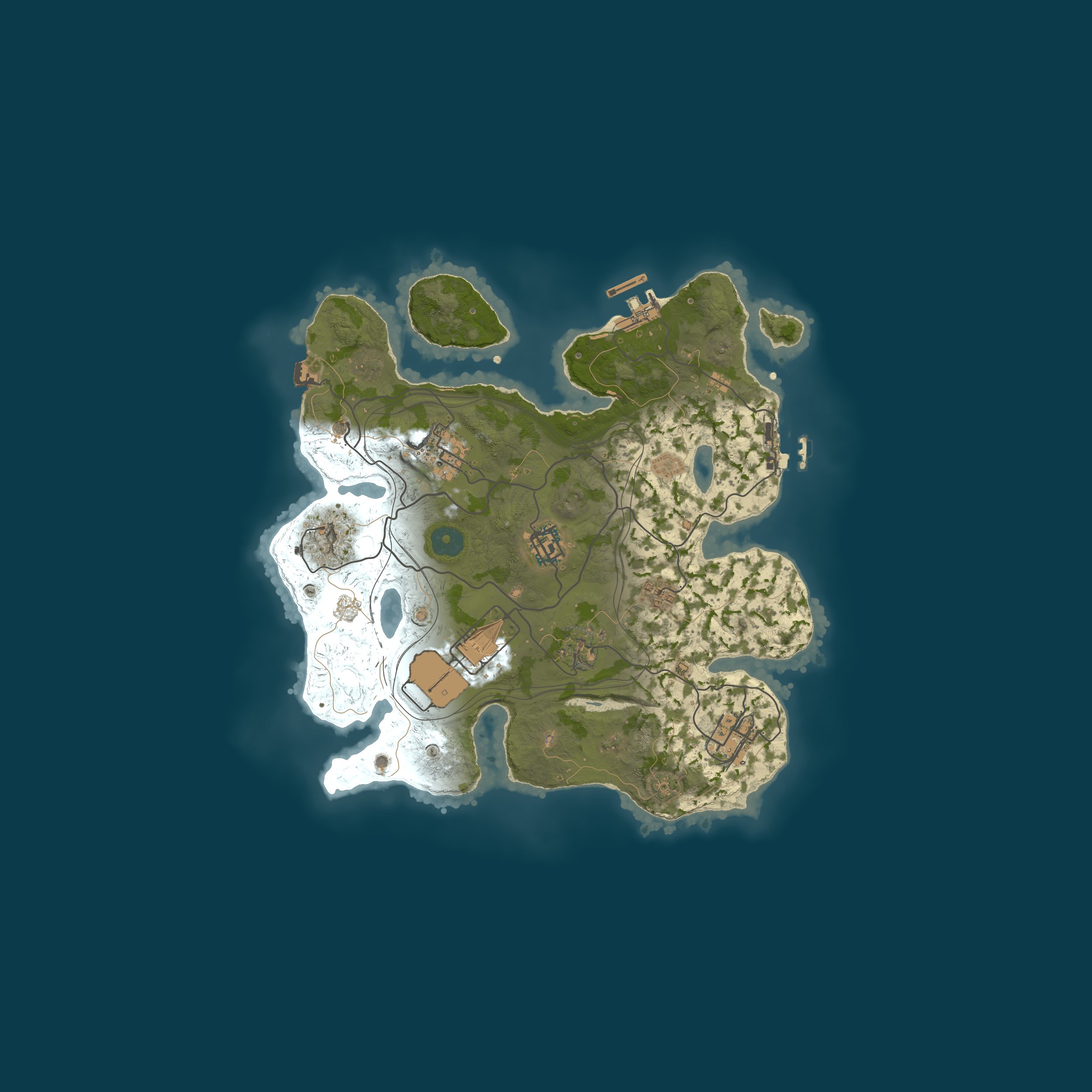 Map for BEAR CLAW SERVERS | 3X | TRIO | WEEKLY | KITS | NOOB FRIENDLY