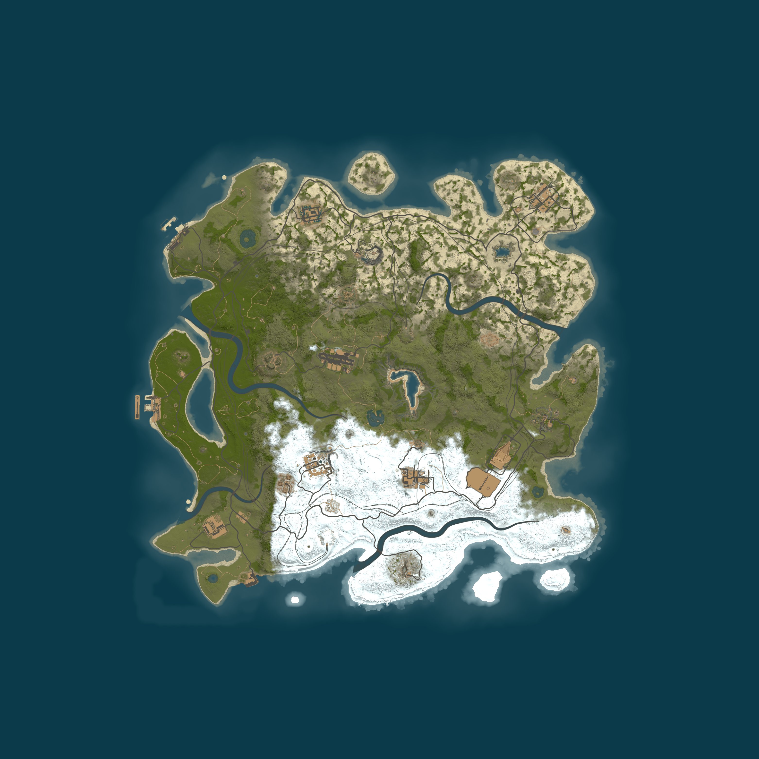 Procedural Map, size 4250, seed 1769976437