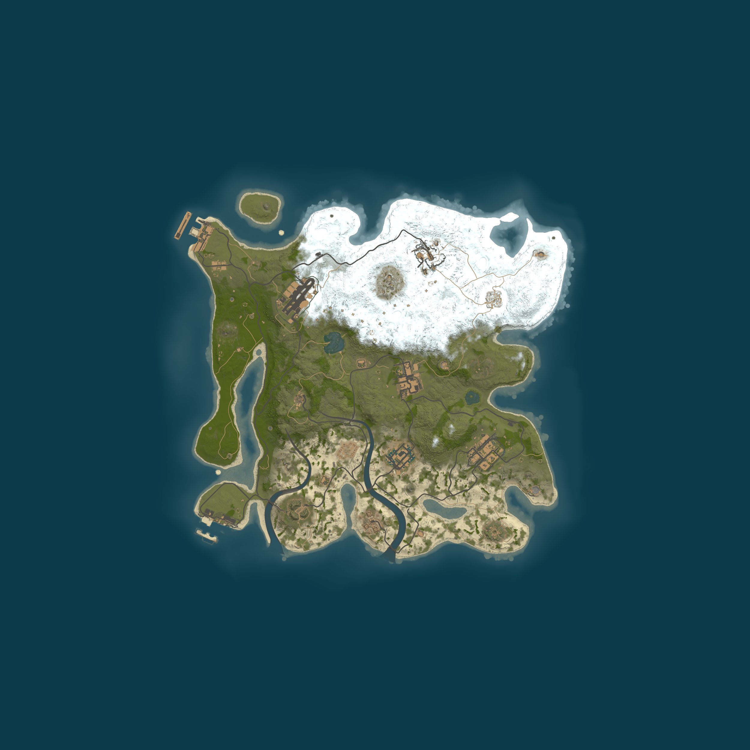 Map for EU Solo Duo Trio Monthly Python For Noobs. Gather x2
