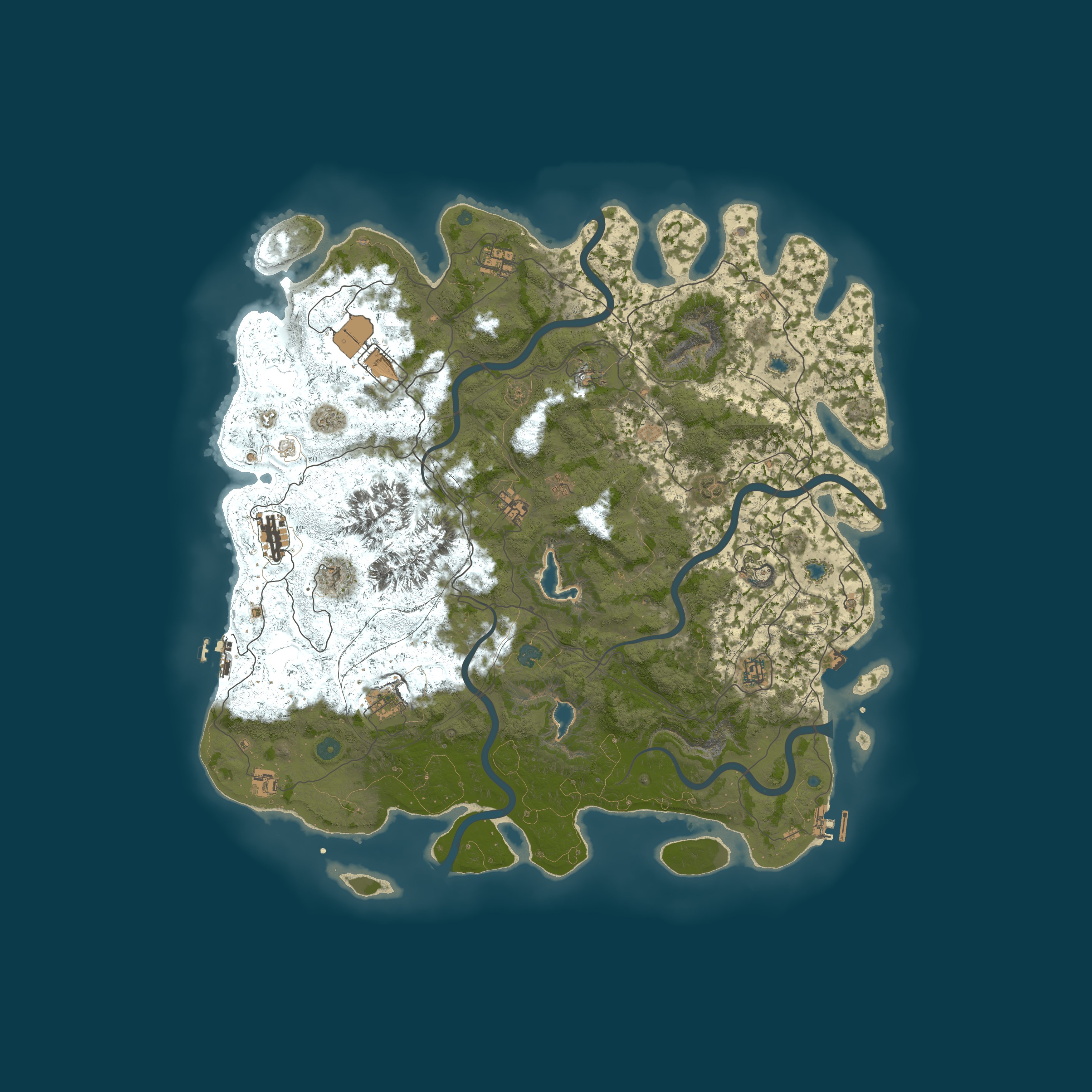 Procedural Map, size 5000, seed 462706404
