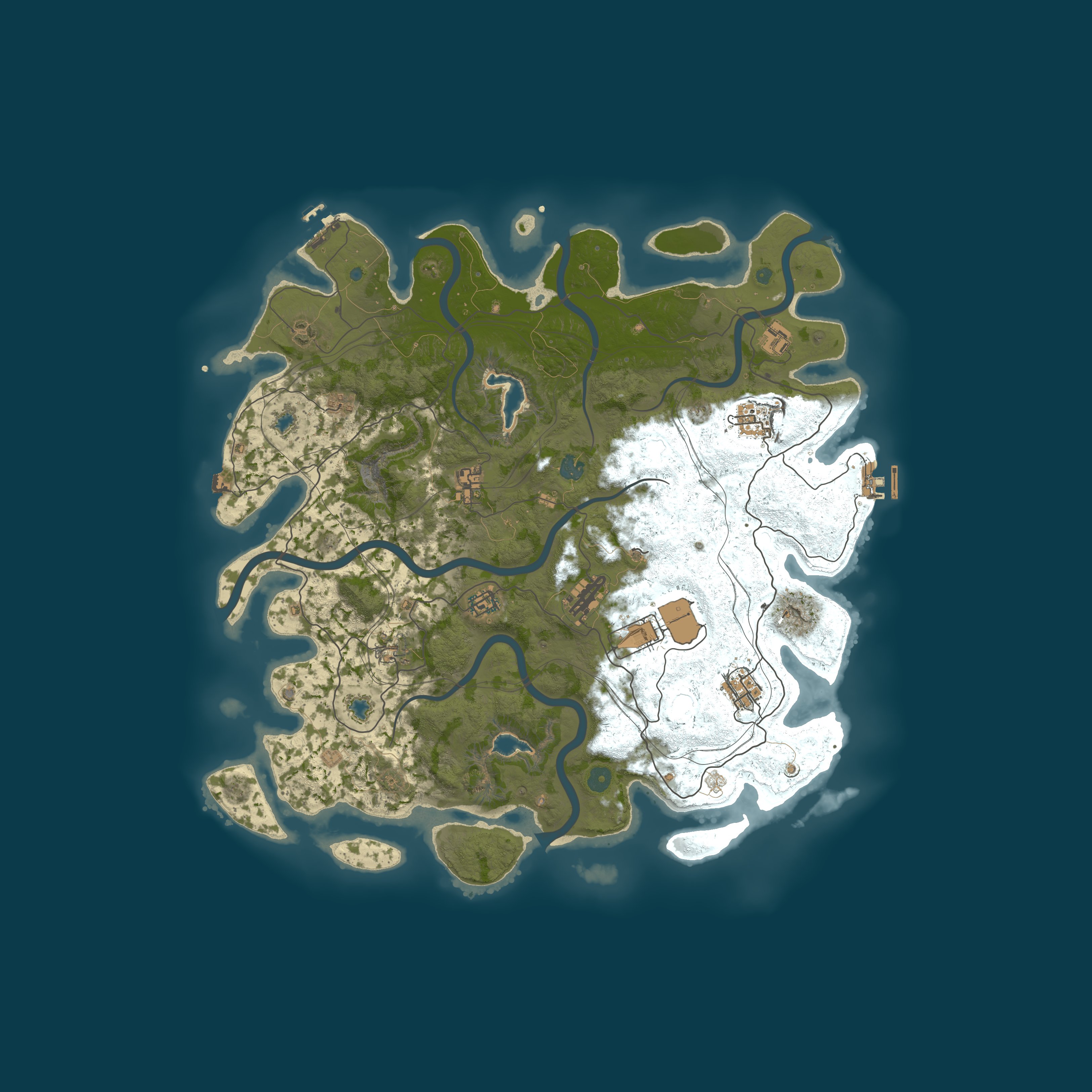 Map for Rusty Laundry | Live Events | Raidable Bases