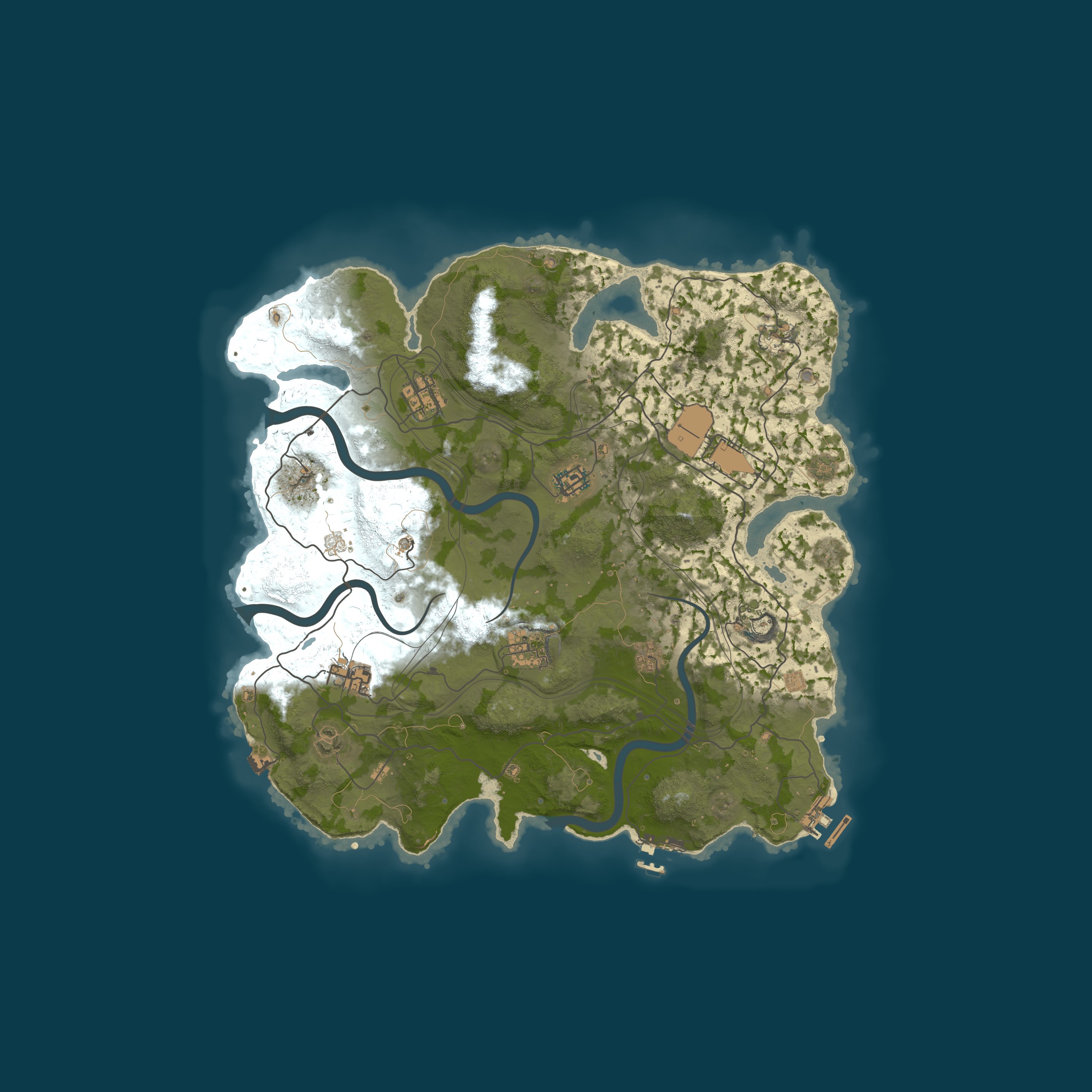 Map for Rustoria.co - EU Low Pop