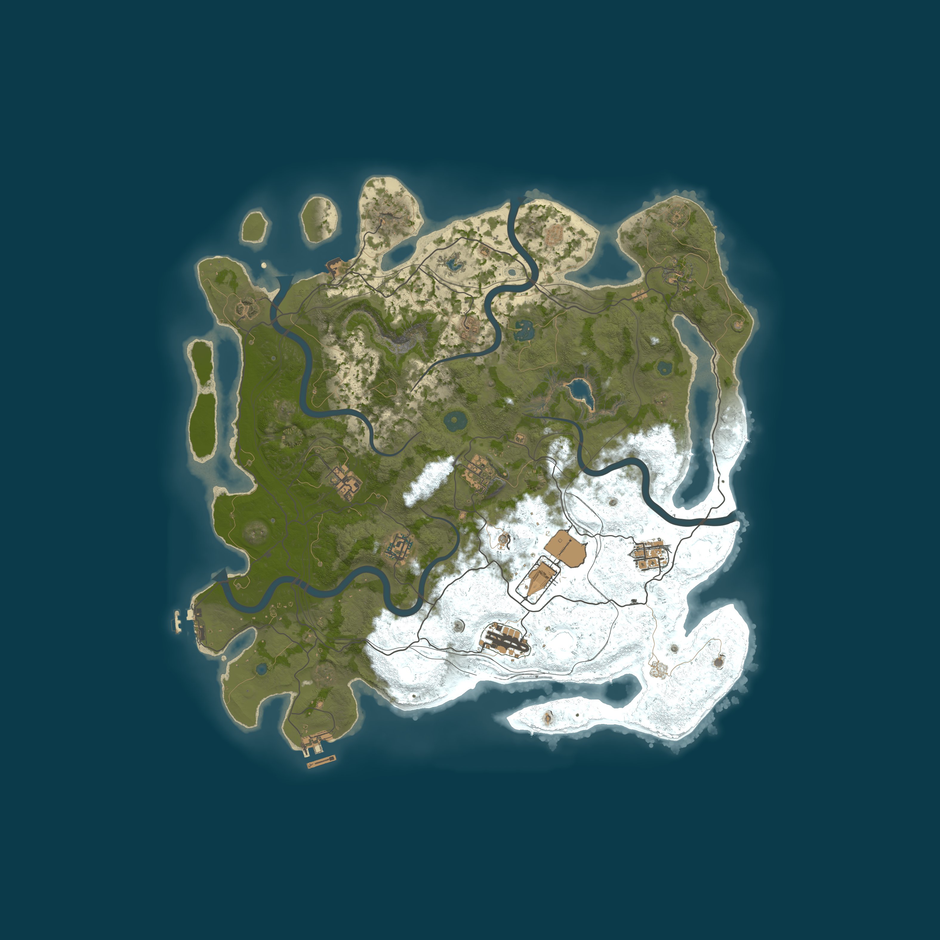 Map for The Hempire Medium 2x | Biweekly | Low Upkeep | QOL Mods
