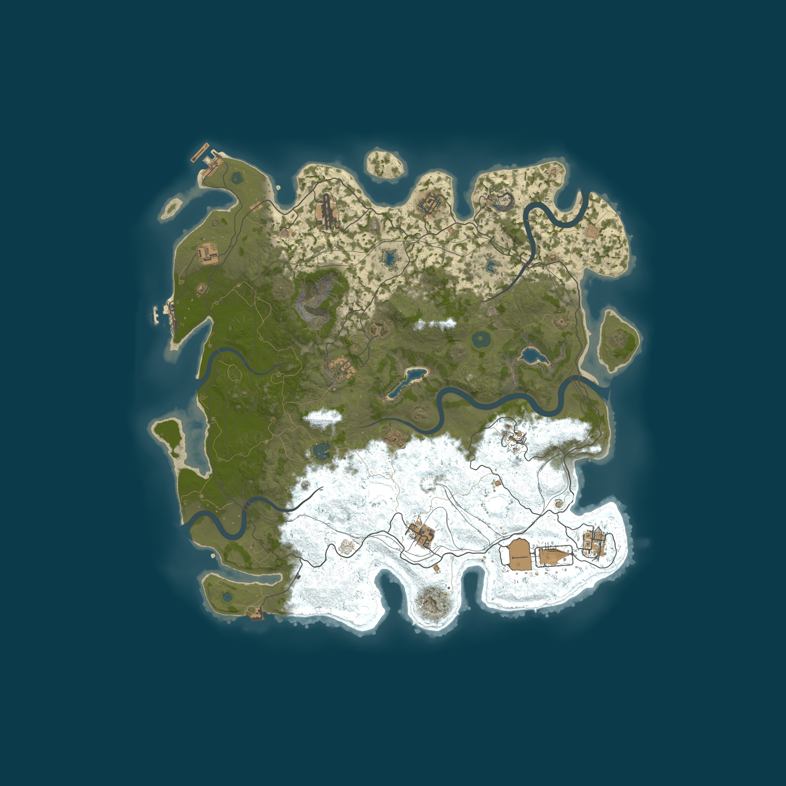 Map for [HZN.GG] - NO KOS|RAIDABLE BASES|NO DECAY