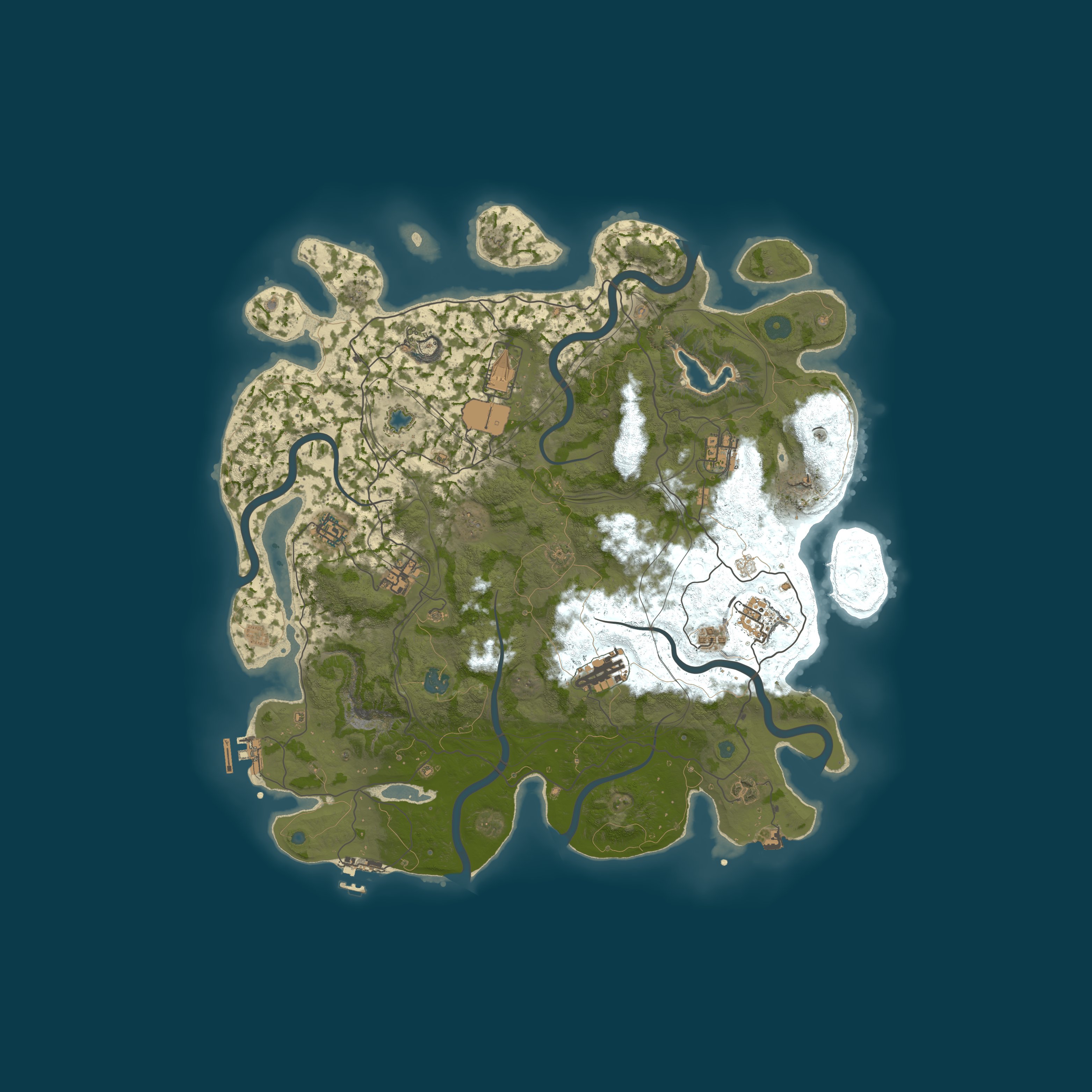 Map for [RU] RUSTCOLA #8 PVE/PVP X3/X5| ГЛОБАЛ ВАЙП 08.05