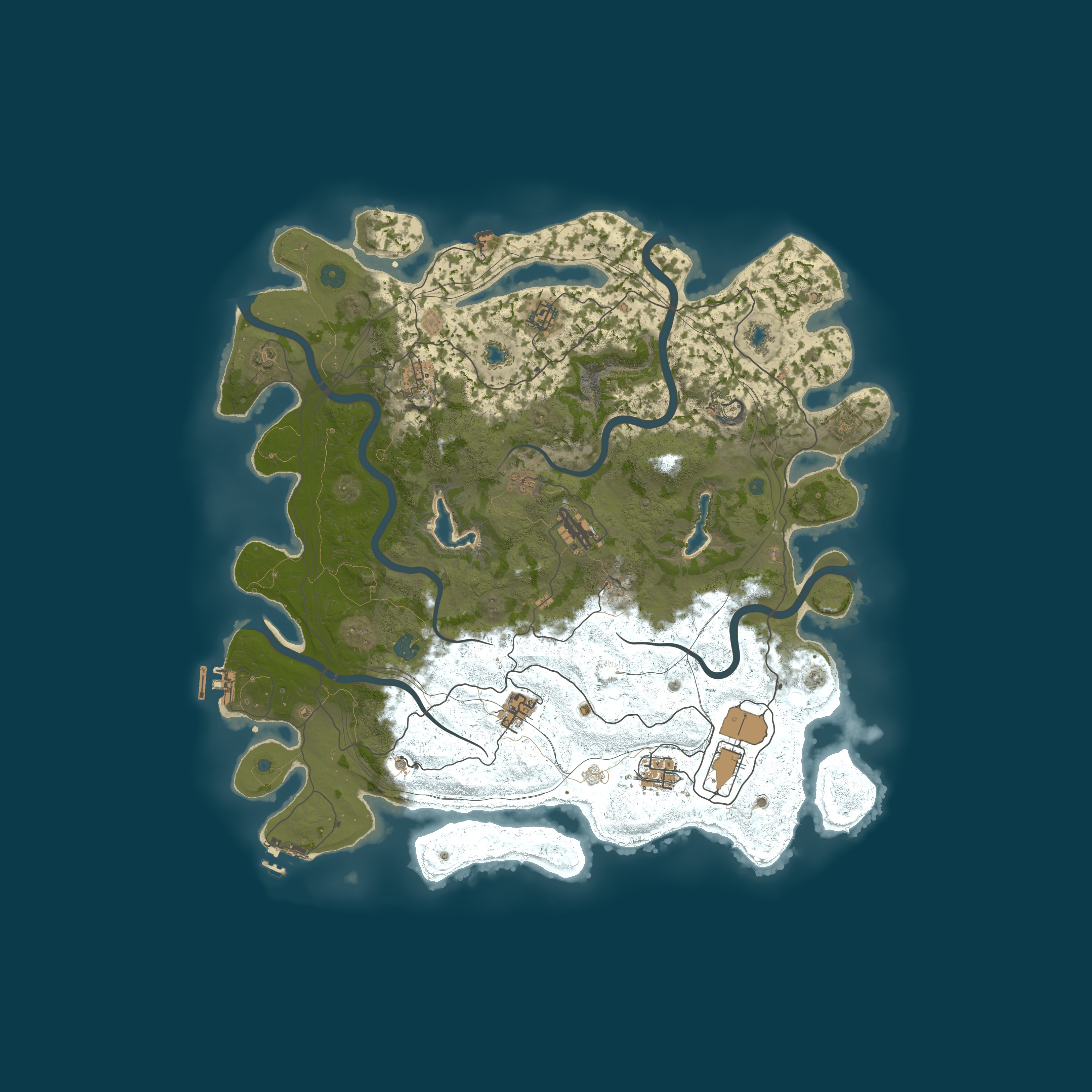 Map for RUST - PAIN | X2 | NO LIMIT