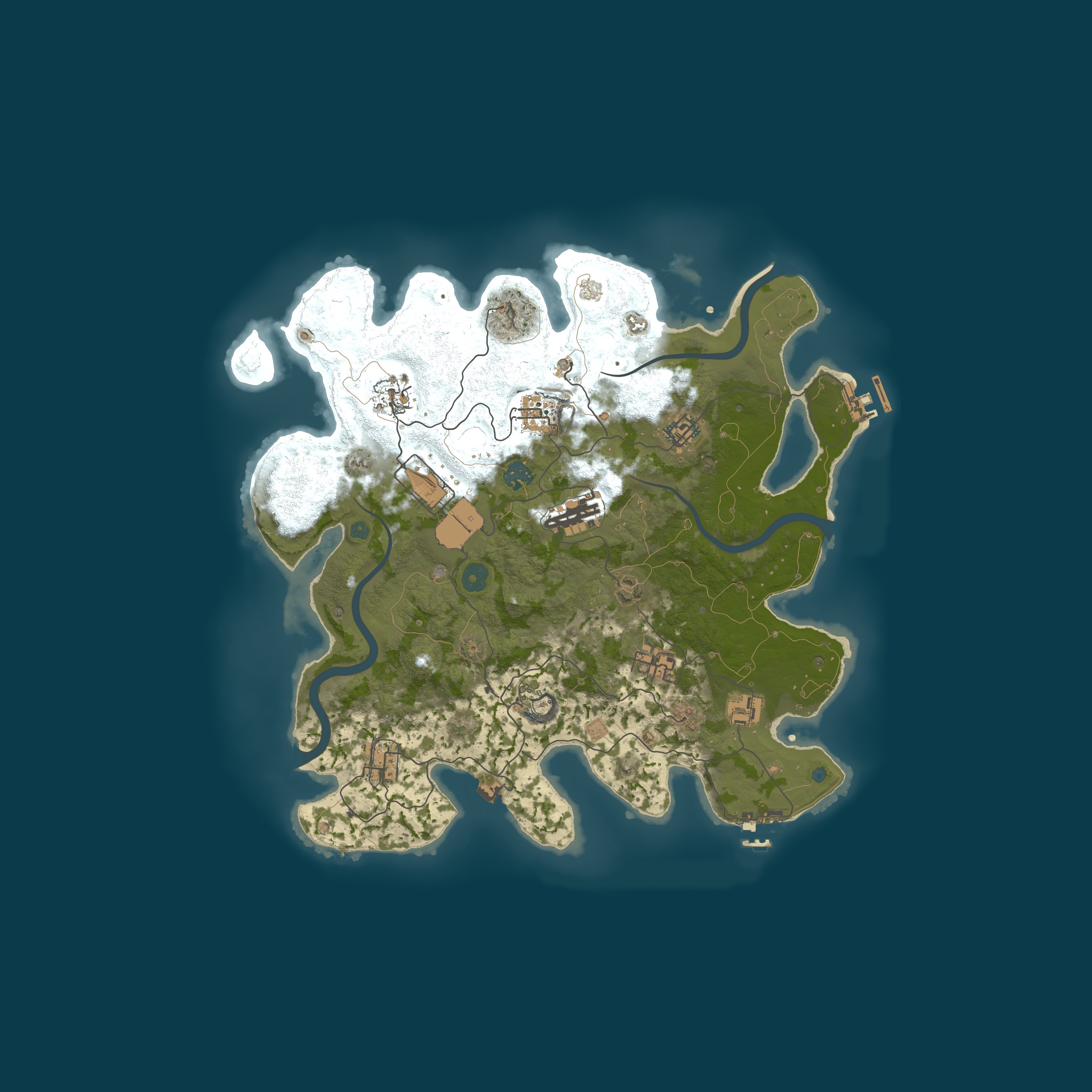 Map for The Unknown PVE