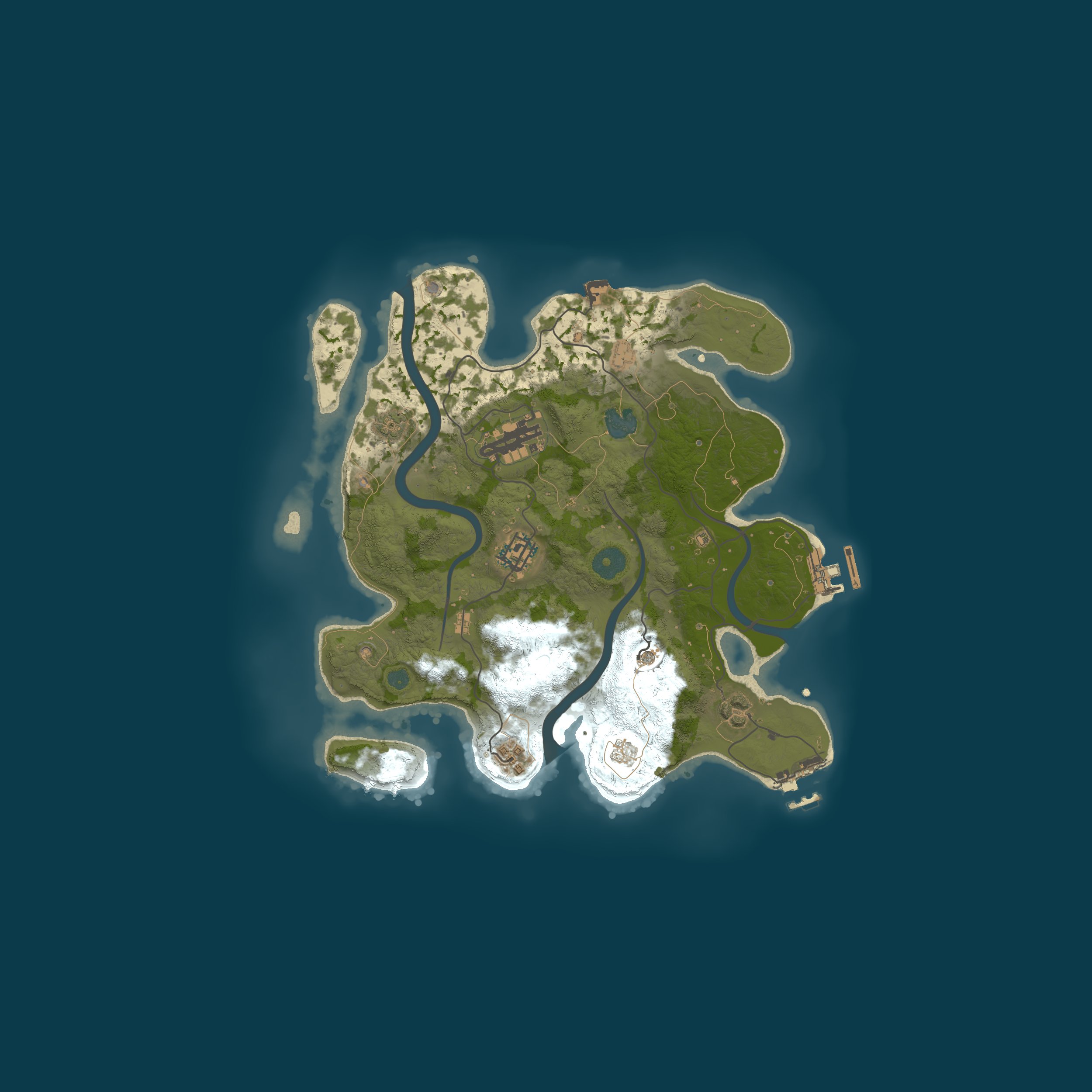 Map for Rust Solo Only / Lightly Modded / North America