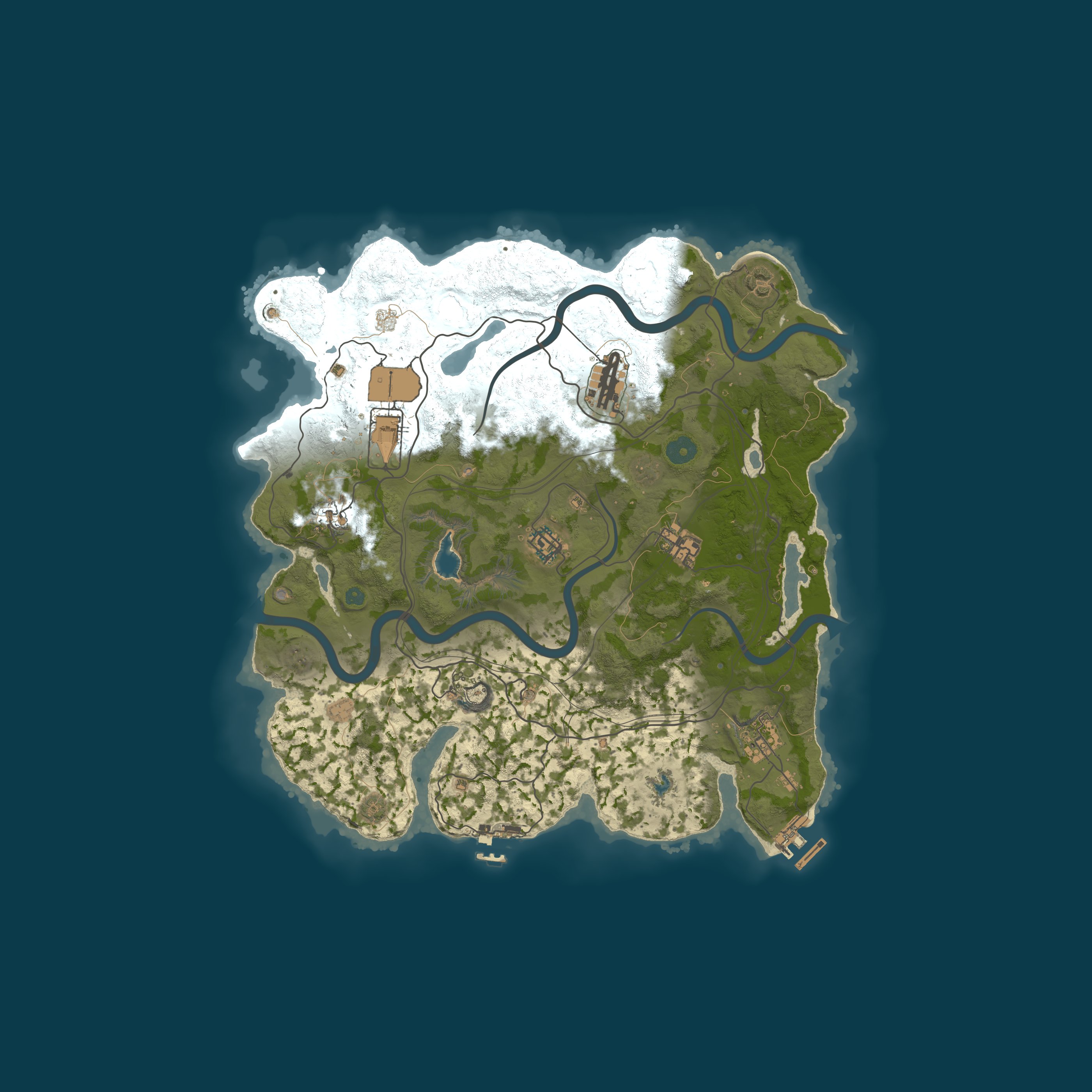 Rust map 3600/1337