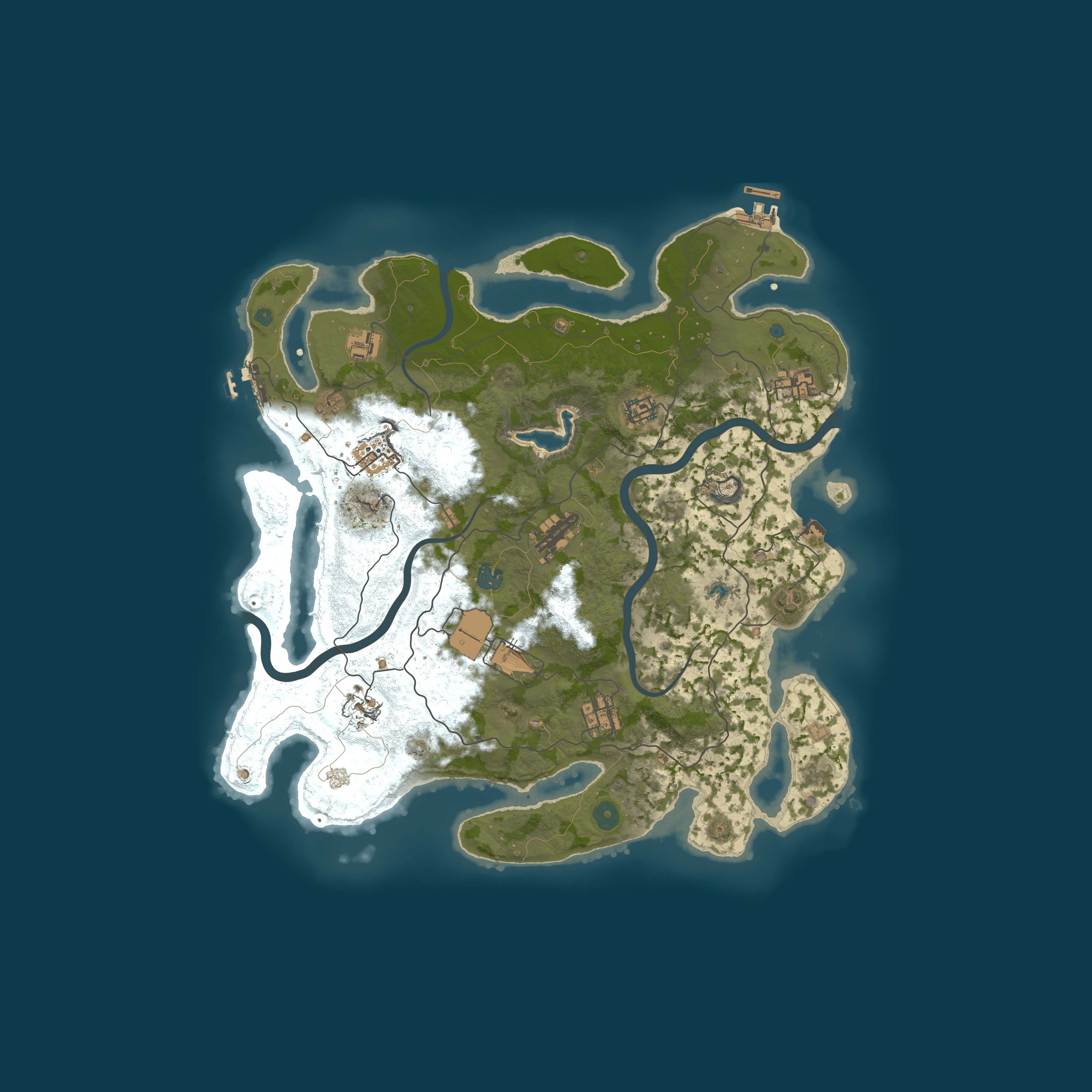 Procedural Map, size 4000, seed 57175