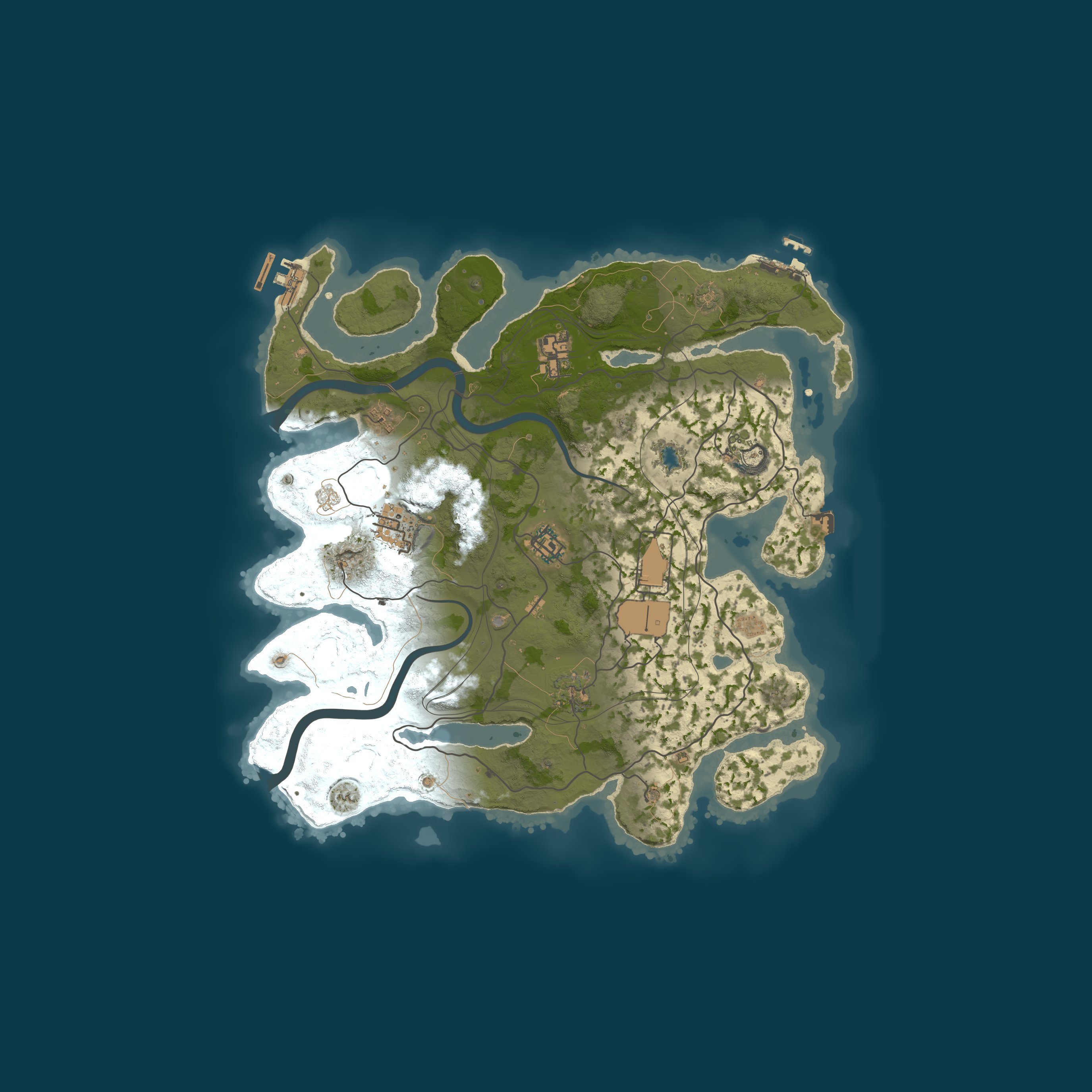 Map for Paranoid.gg EU 3x Solo/Duo|Loot+|Shop|Kits 20/4 JUSTWIPED x3