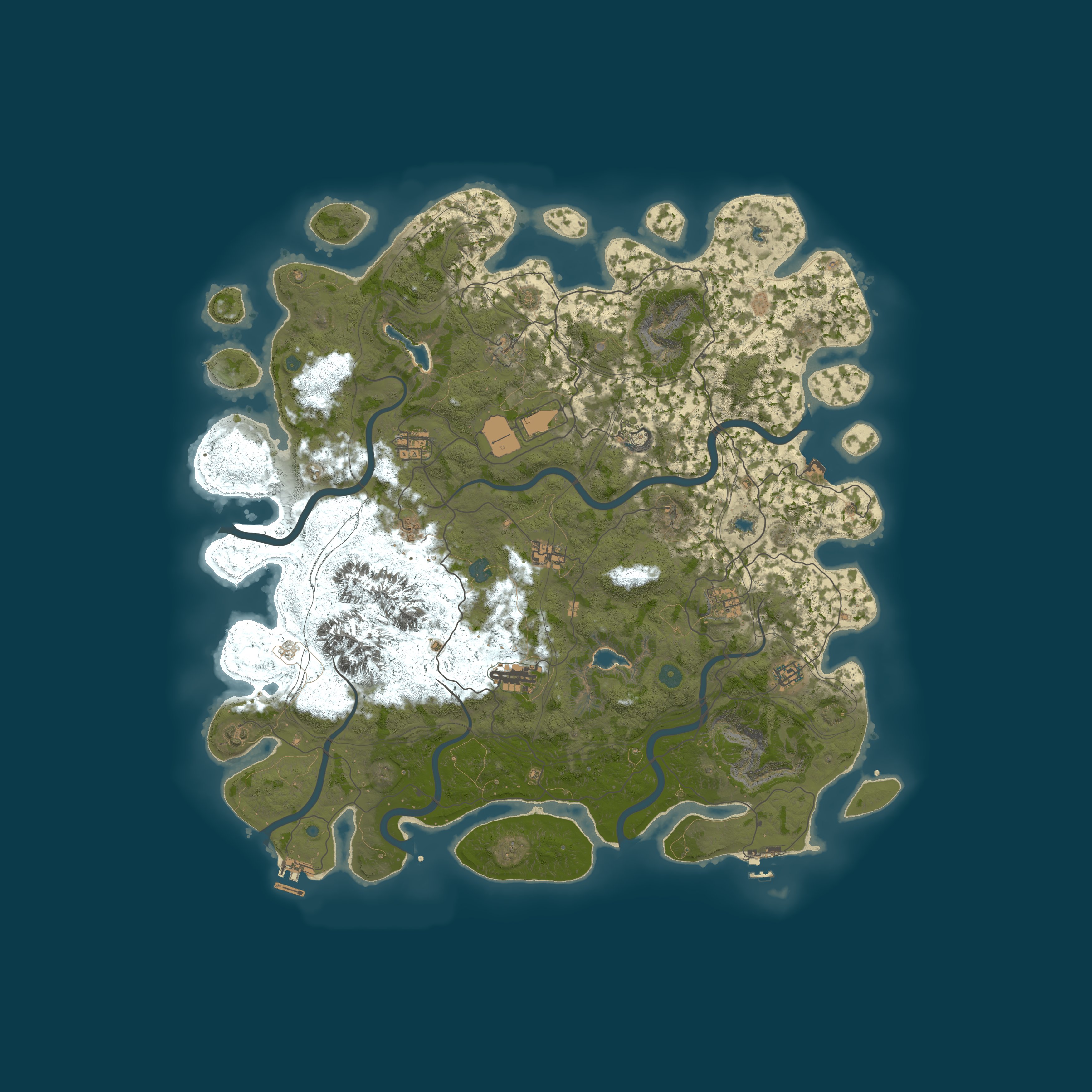 Map for 초보/농사/힐링 [ 놀자컴퍼니서버 ] PVE/24H/X3