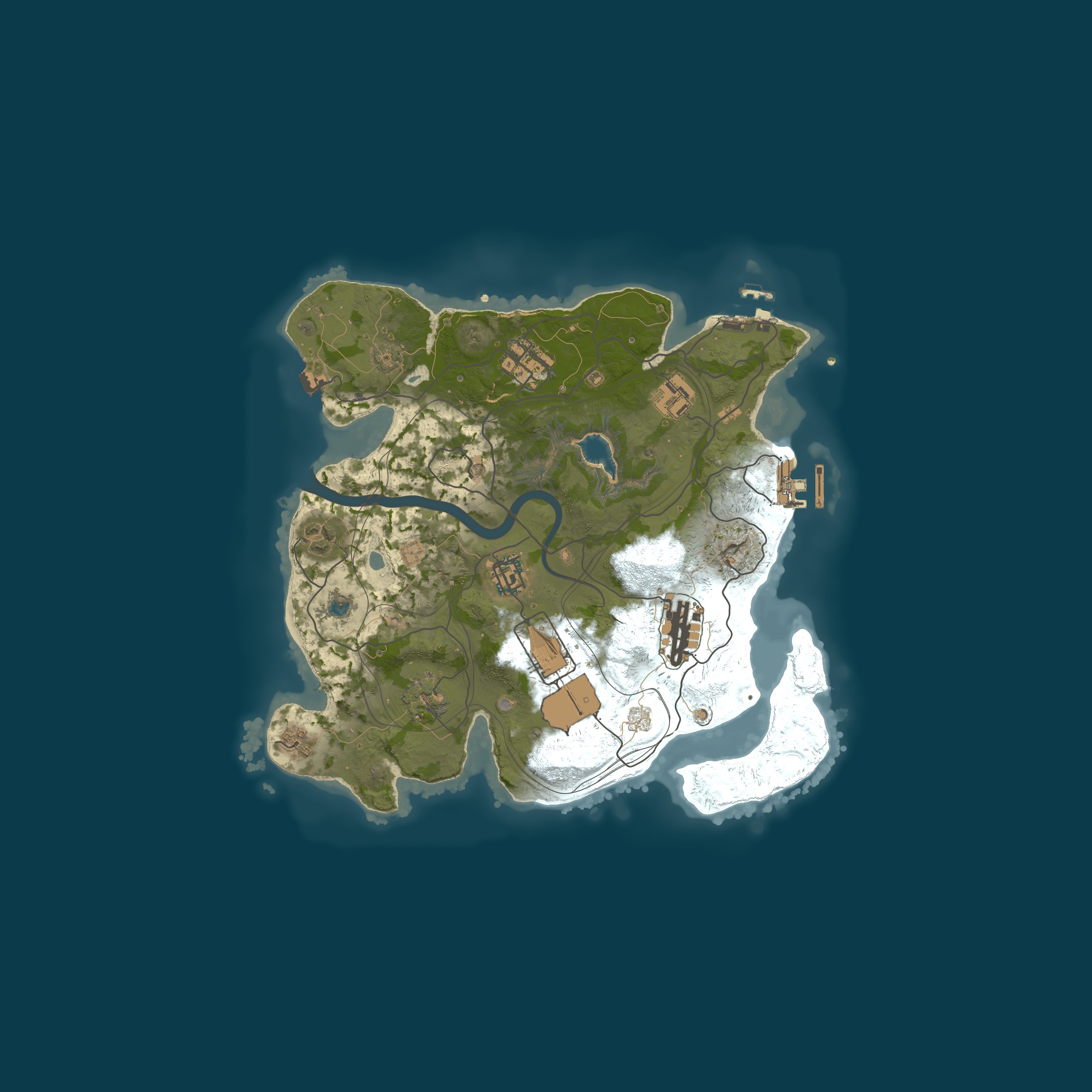 Custom Map, size 3000, seed 865226721