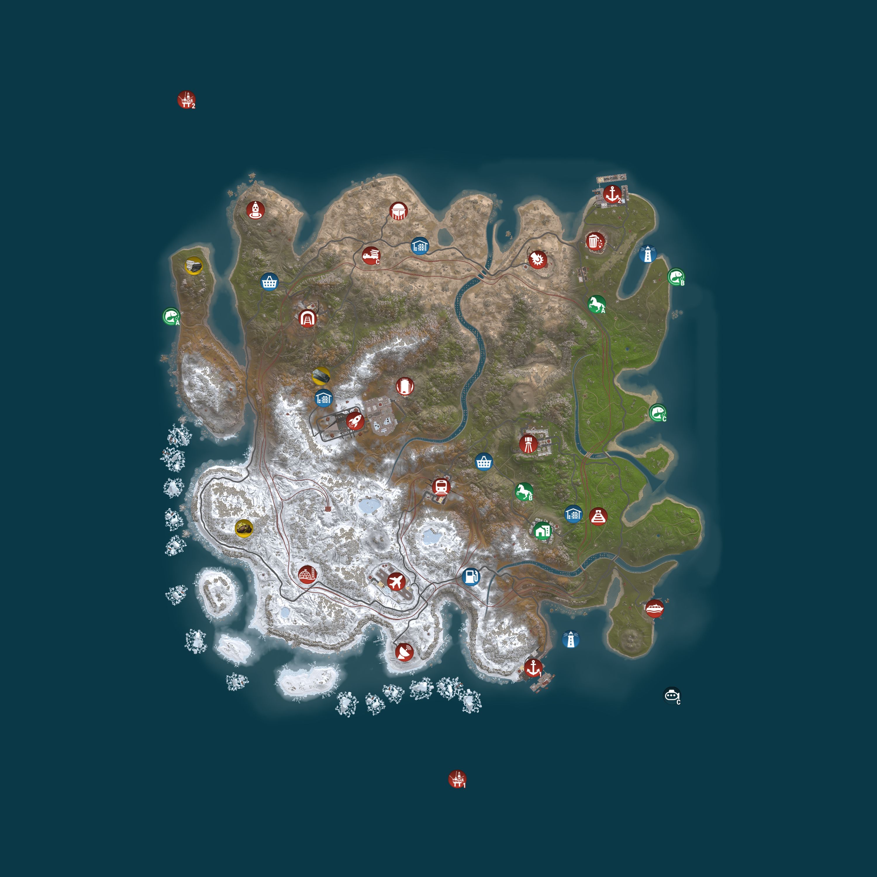 Map for Magic Rust #28 — Modded 2x (Duo) | HOBOCИБ | Pyccкий