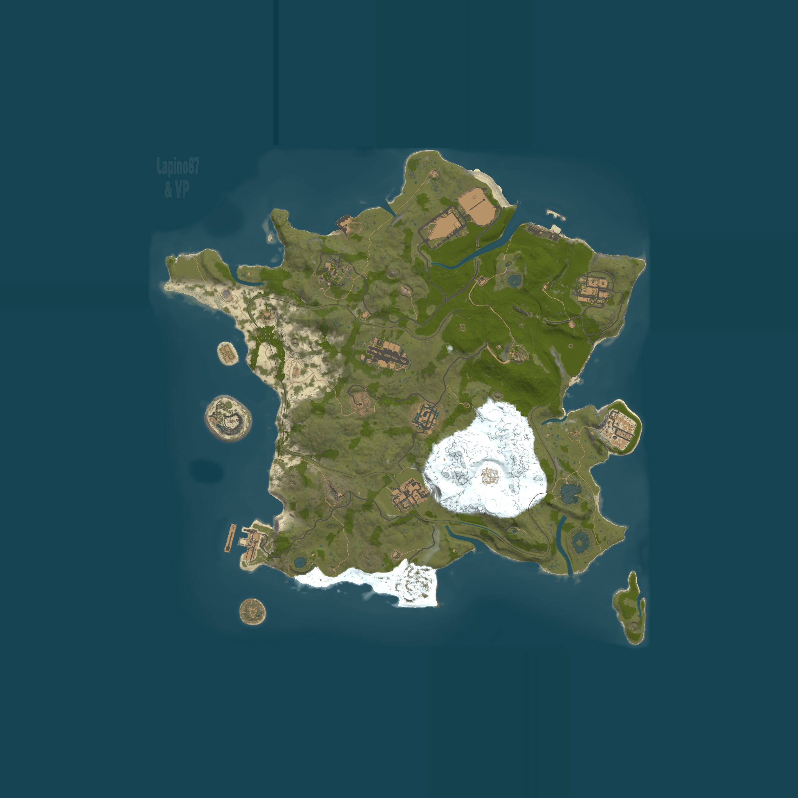 Map for !!FR/l'ile Des Debutants-Solo/Duo/Trio/-Vanilla!!