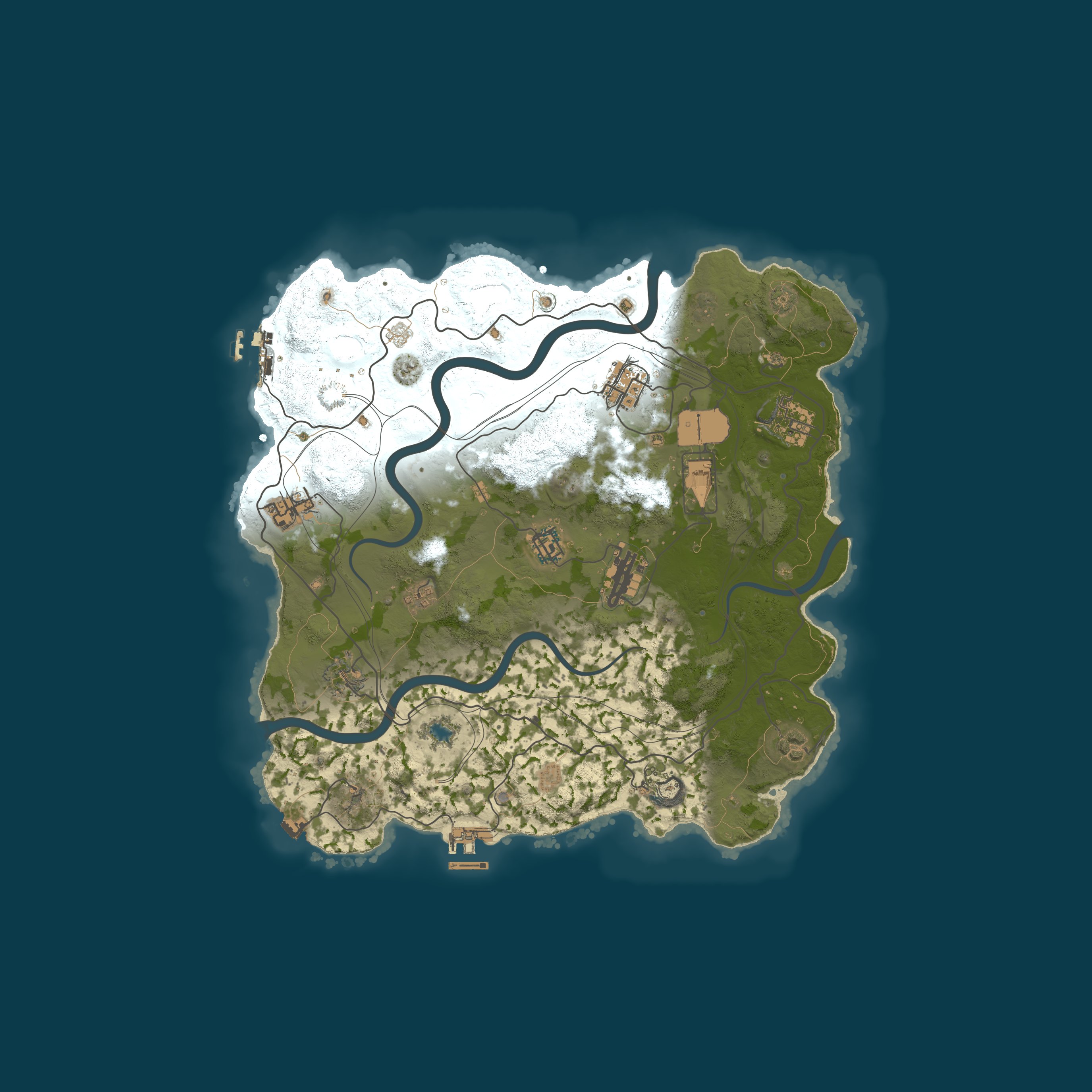 Map for [US] | Panda Rust | 2x | Vanilla | Monthly | Solo Duo | 6/19