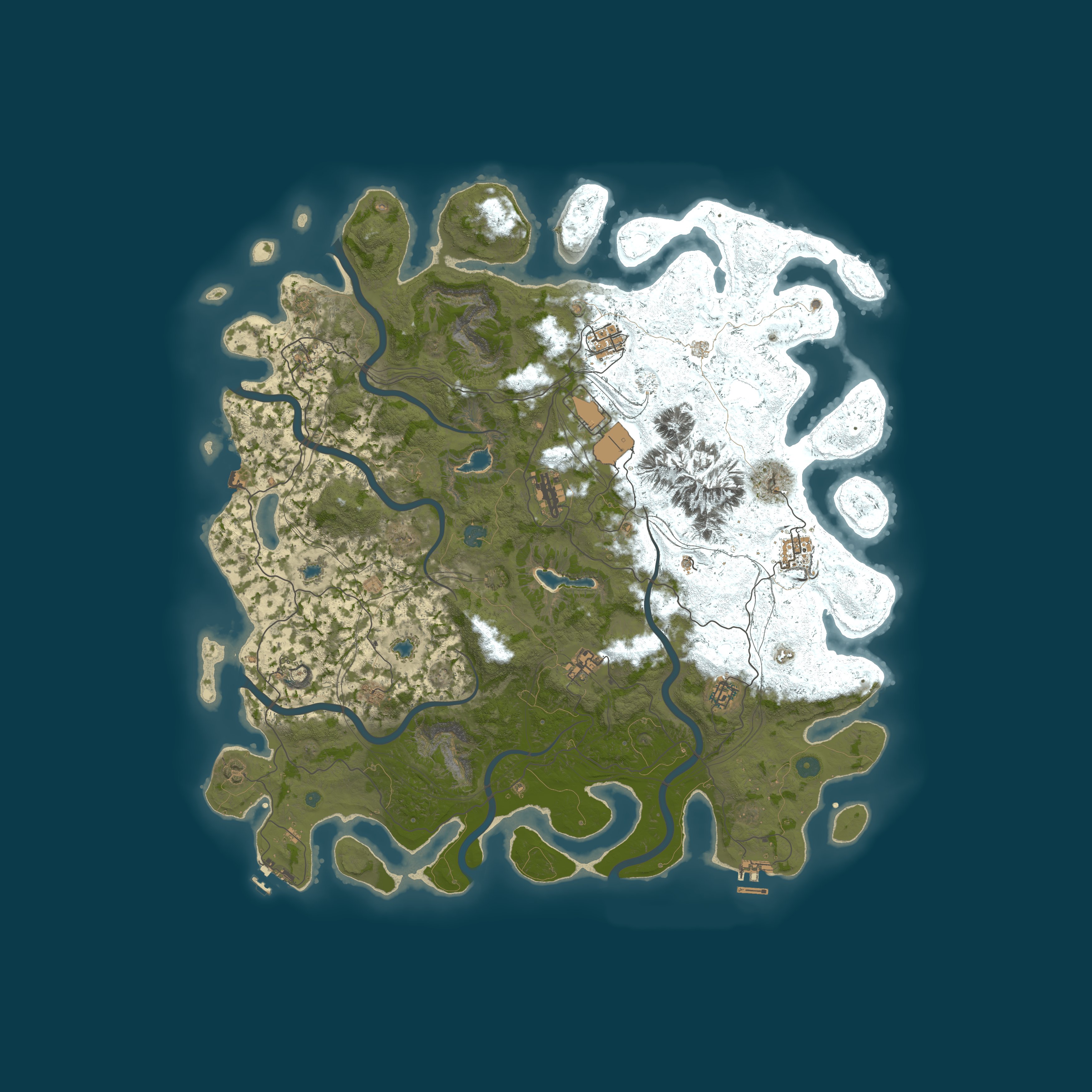 Map for The Old Gamers-PvE-10x Custom: Mixing/Cooking/Events/Brad/Heli