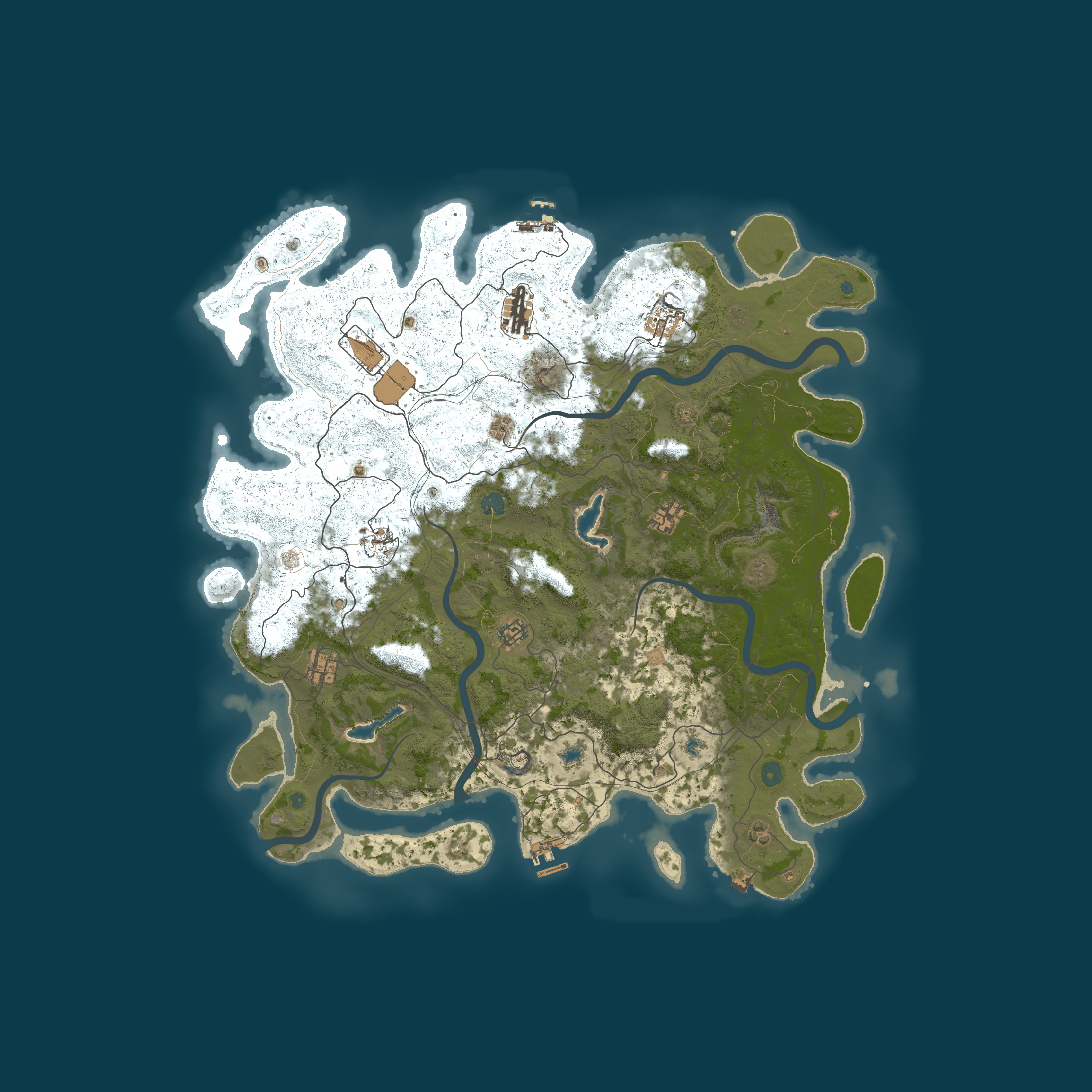 Map for Aussie Outpost PvE: Chill Monthly