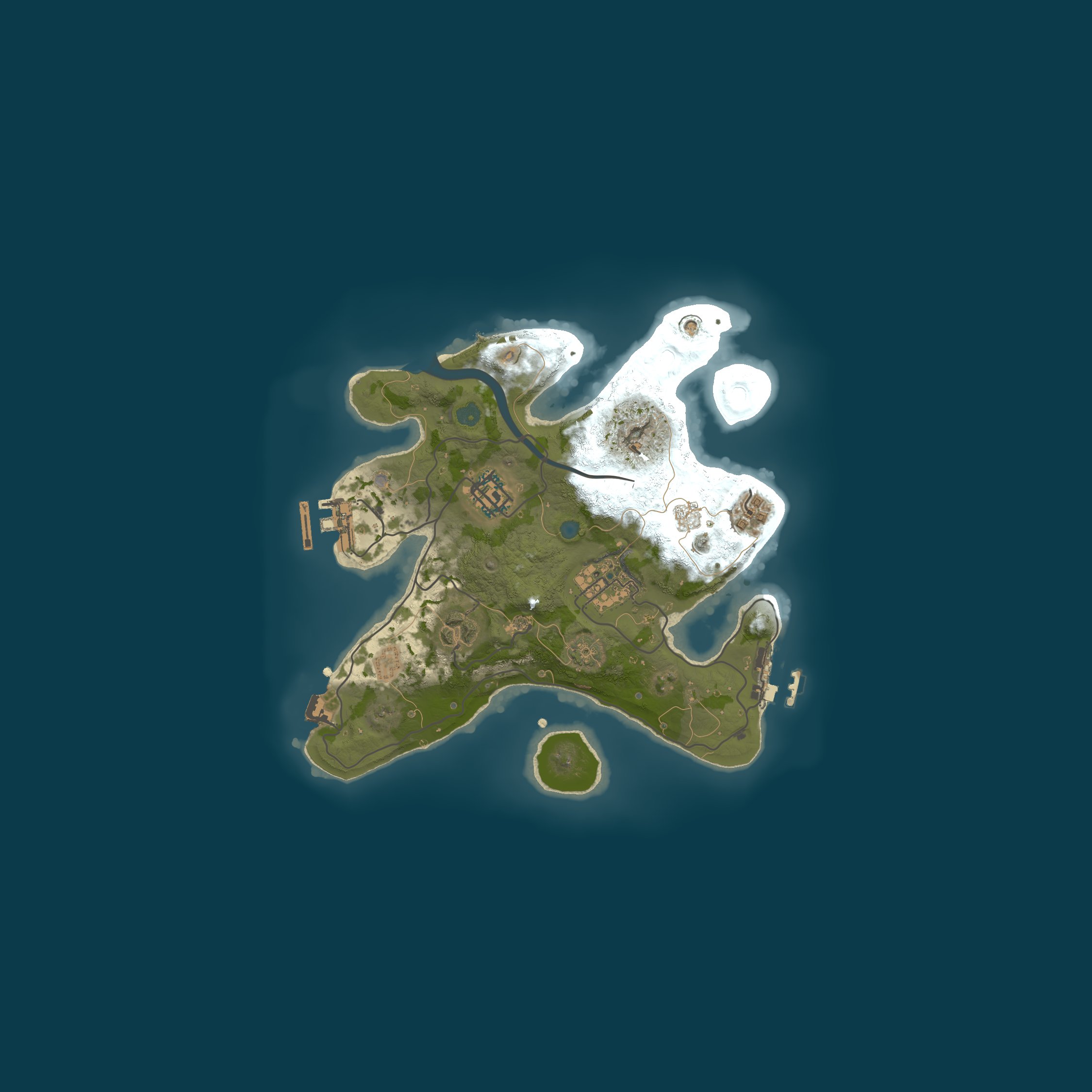 Procedural Map, size 2500, seed 231148005