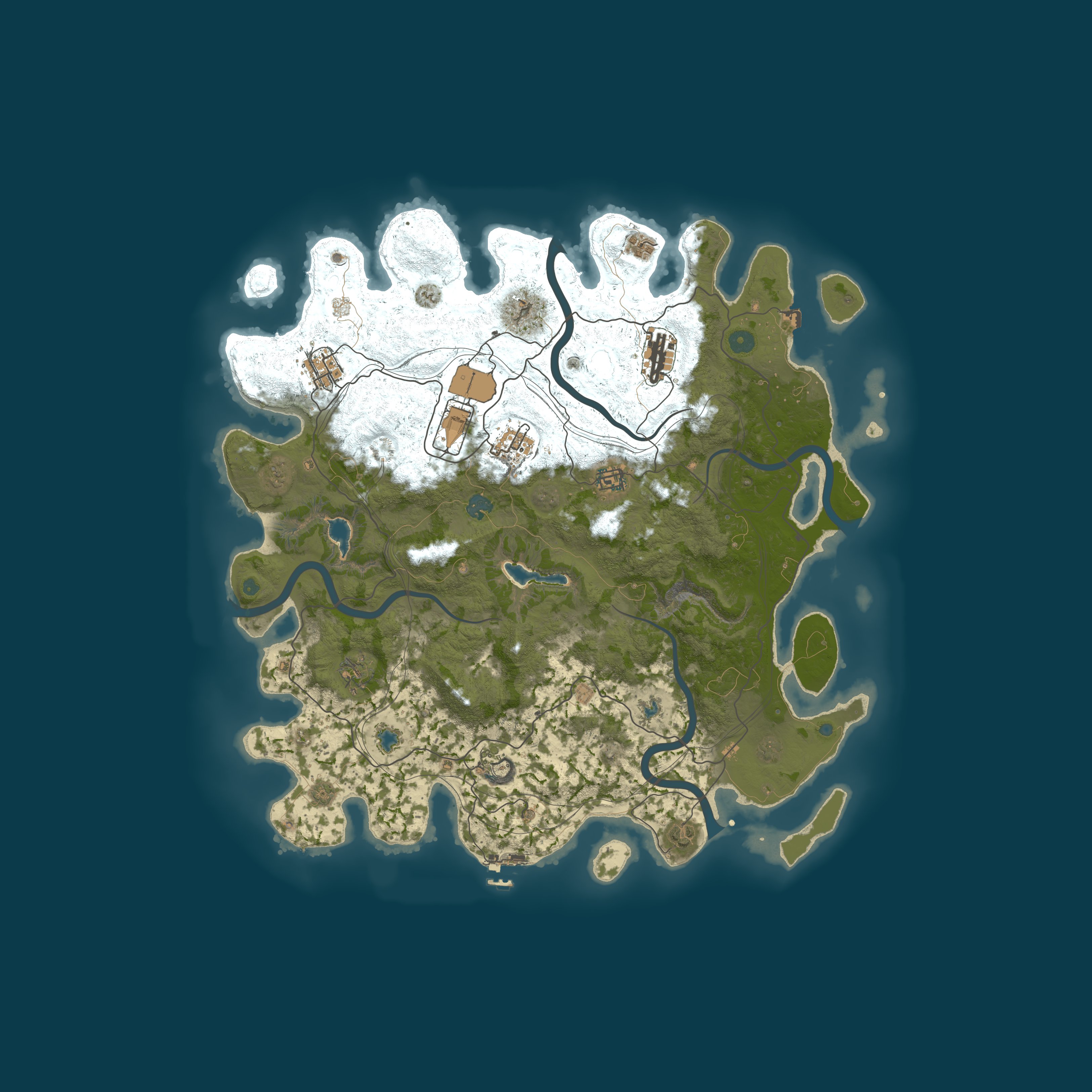 Map for LATAM BR - South of the World | 5x - Mensal