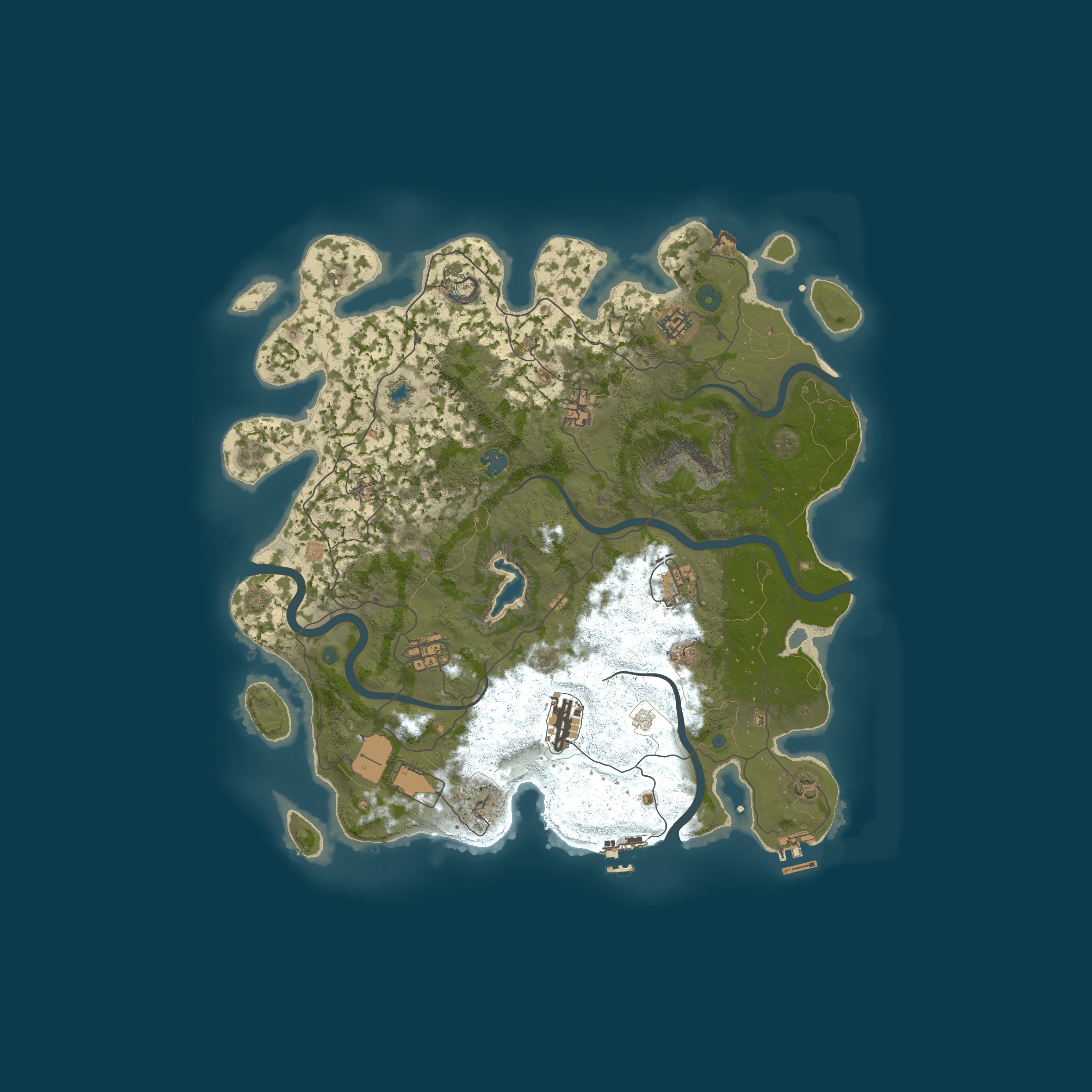 Map for RustNecks- US 2X Monthly | Vanilla |