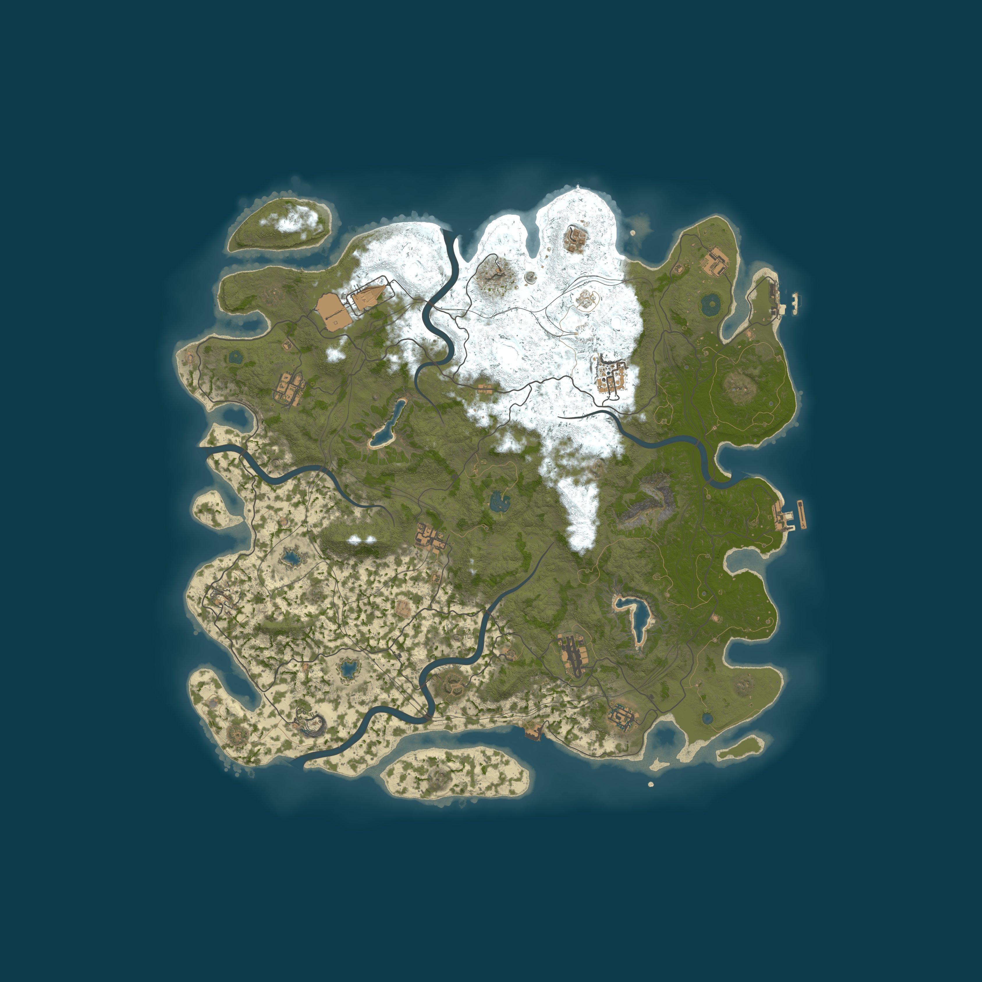 Procedural Map, size 4750, seed 502896534