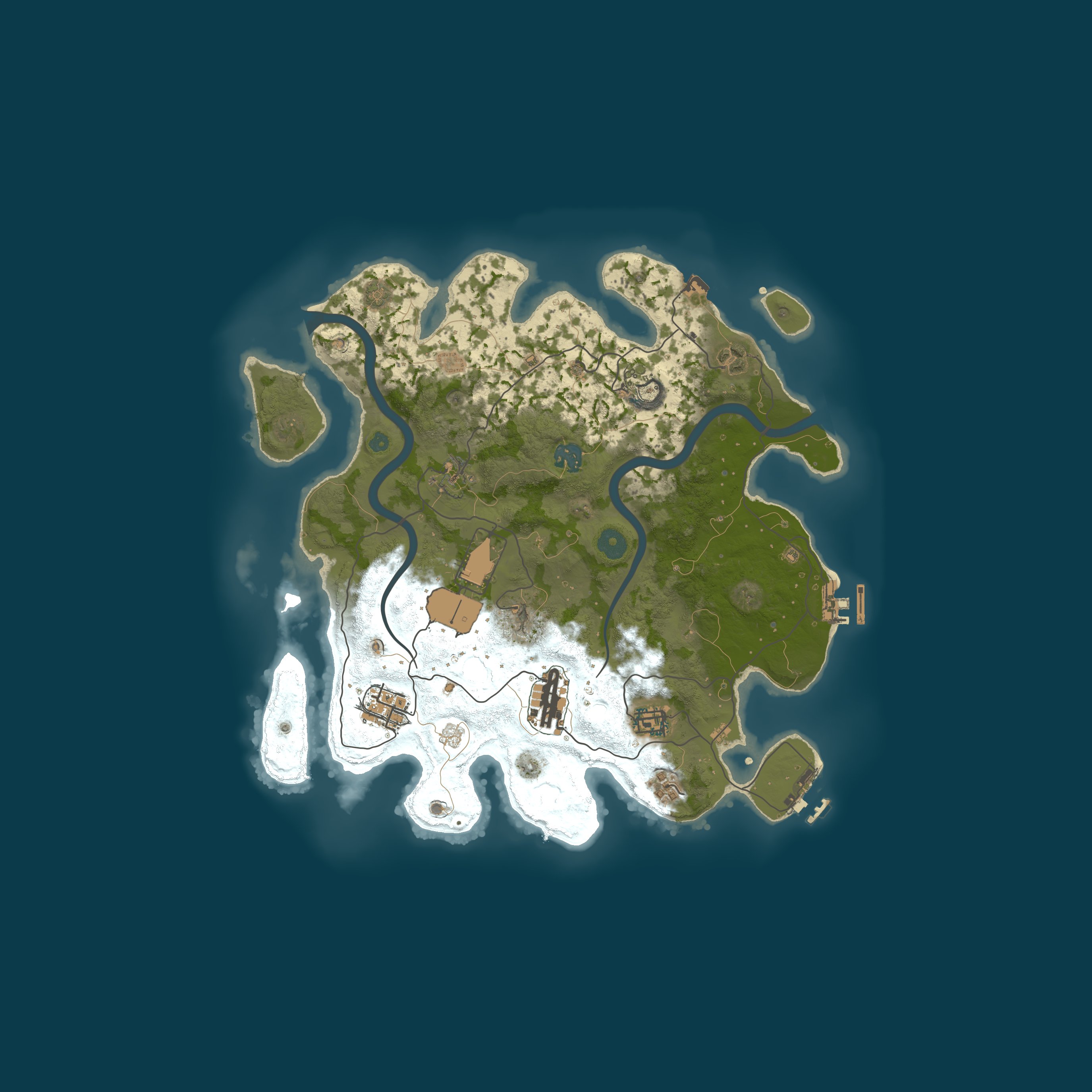 Map for URBAN RUST #1 [ X50 | NO LIMIT | KITS | CLANS | TP ]