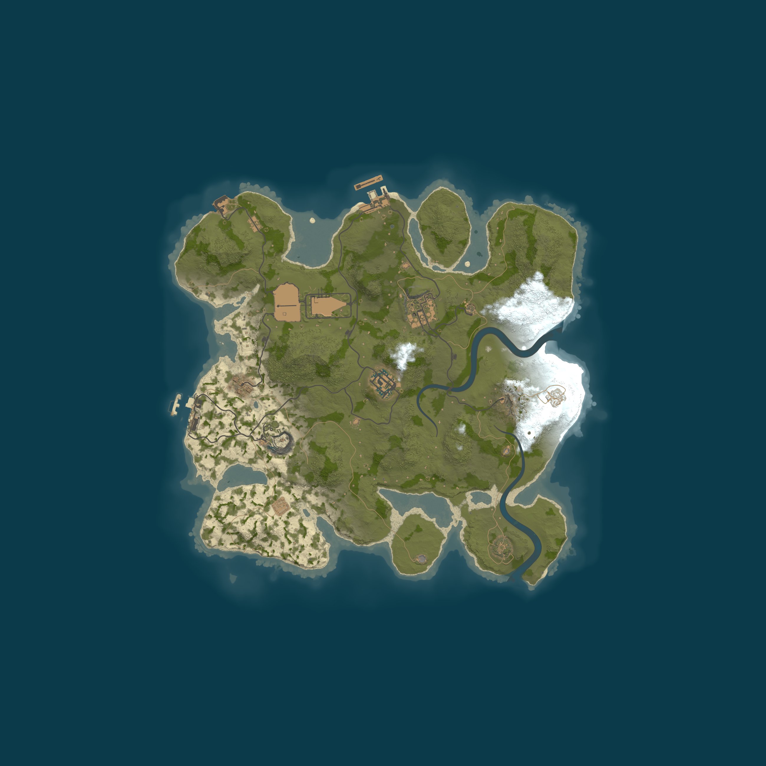 Map for Exile Rust 10X PvP | NoBPs | Kits | Shop | Raid-Bases |