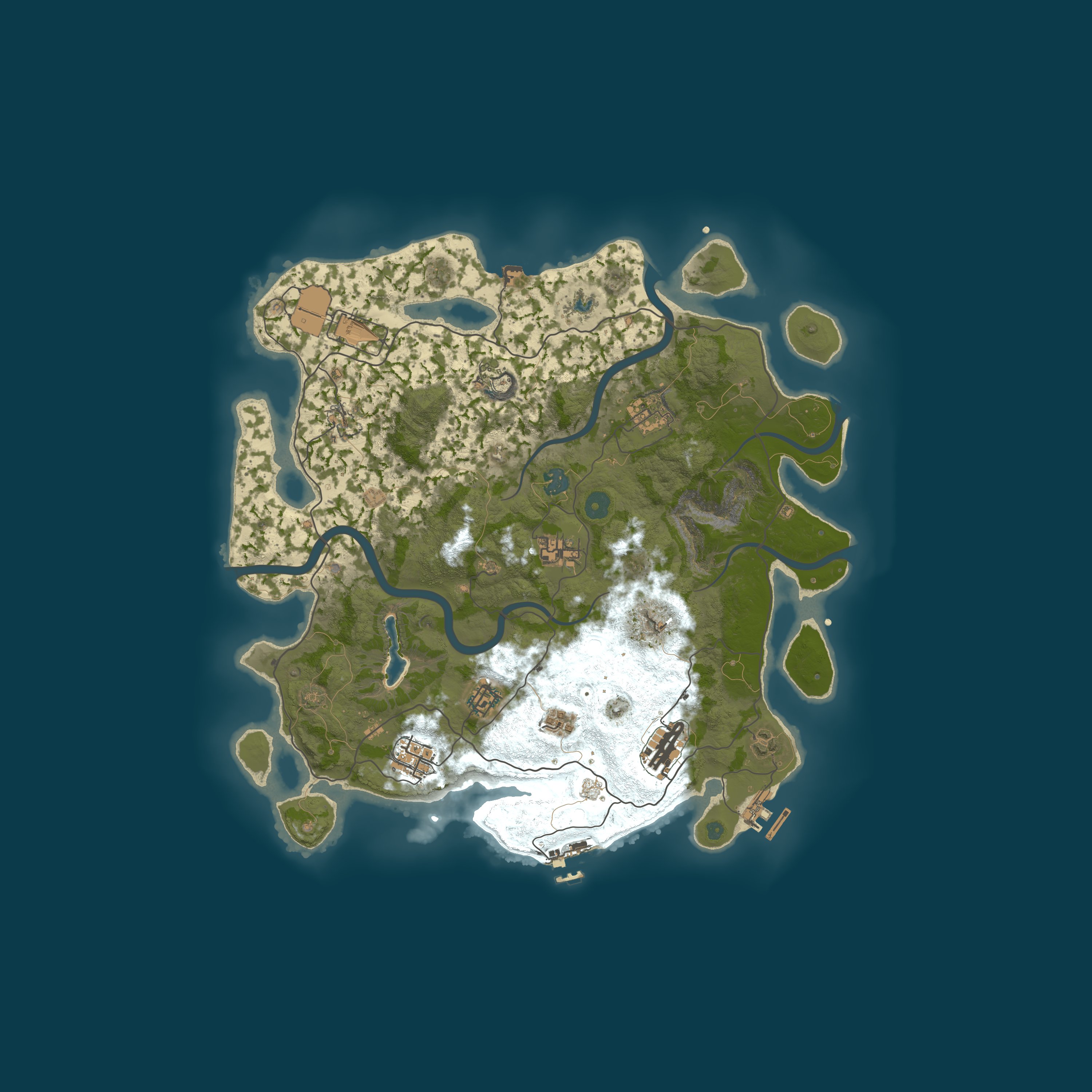 Map for Sky Clipzzz Solo Rust Haven