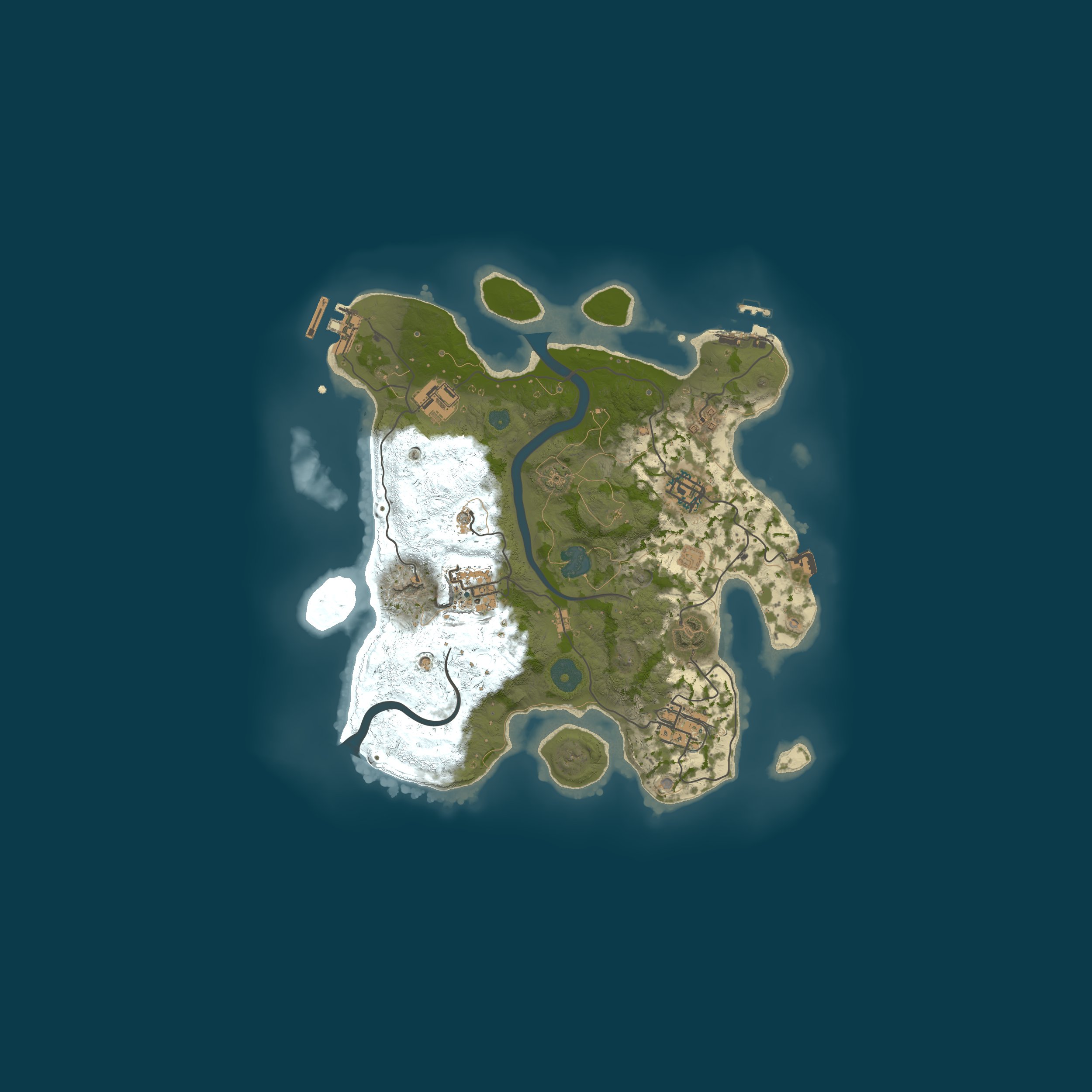 Rust map 3000/100