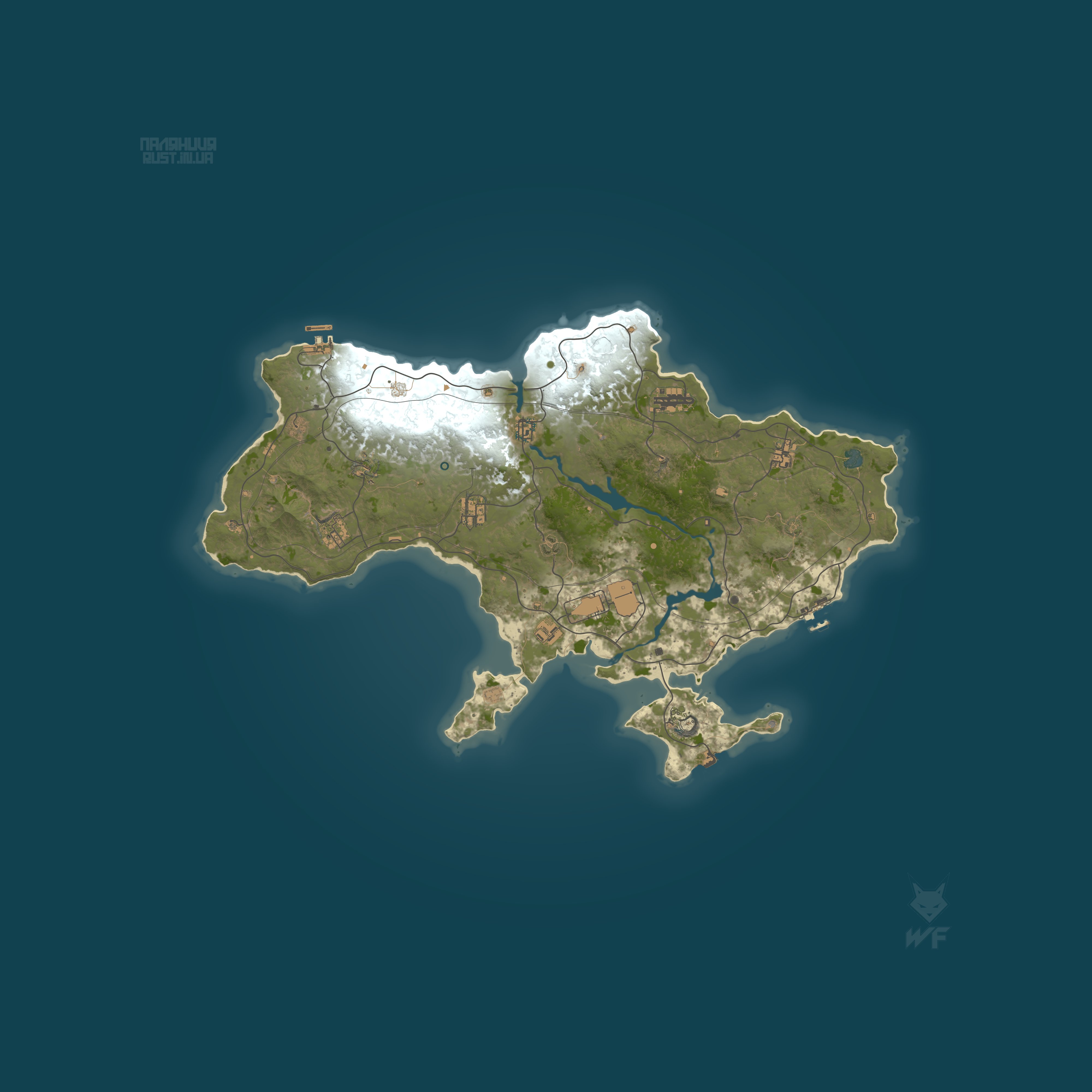 Map for PVE 3 | Raid Bases | Events | UA | EU | ПАЛЯНИЦЯ