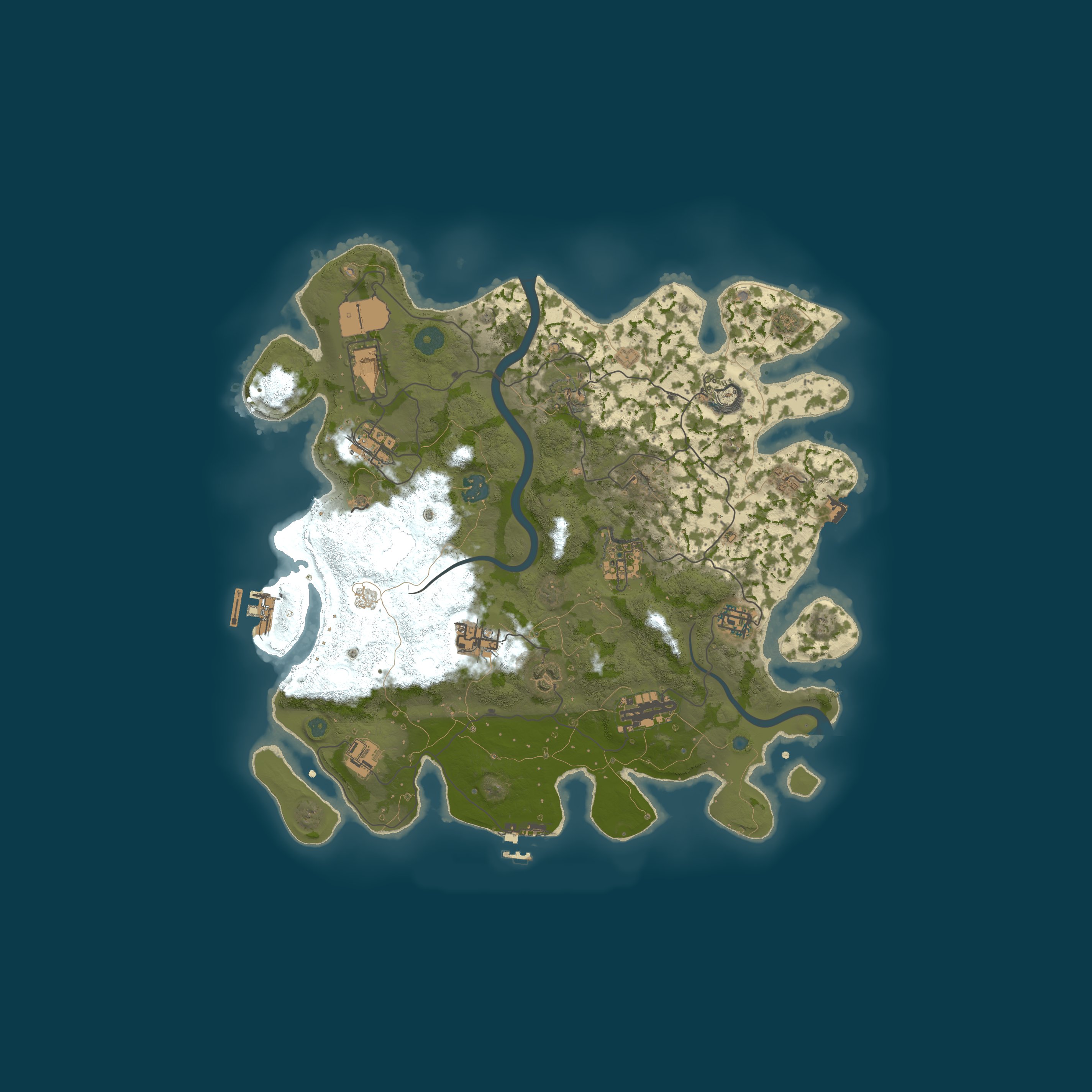 Map for NewJourney FR Vanilla  Solo-Trio Debutant beginner