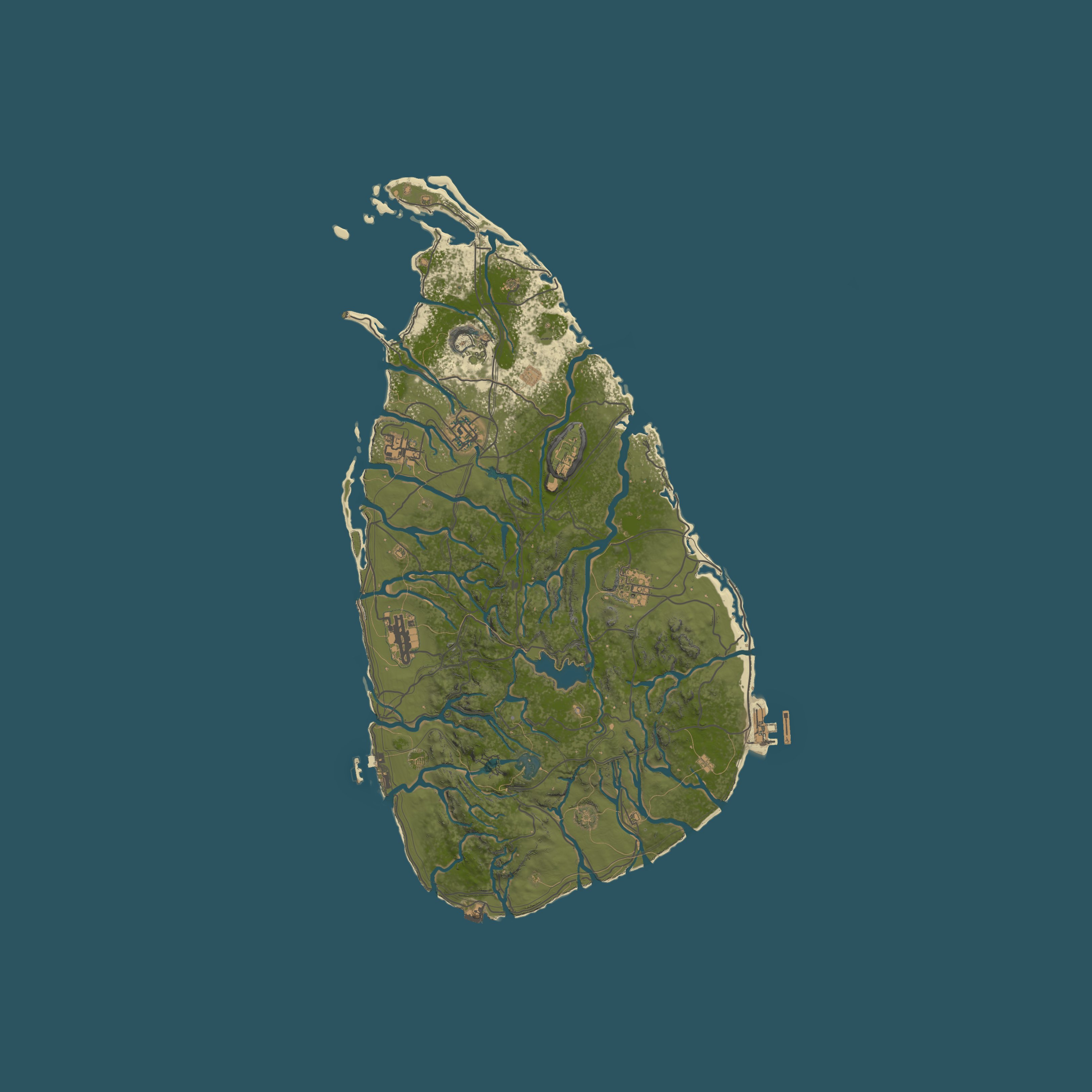 Map for CEYLON VANGUARD | RUST | SRI LANKA