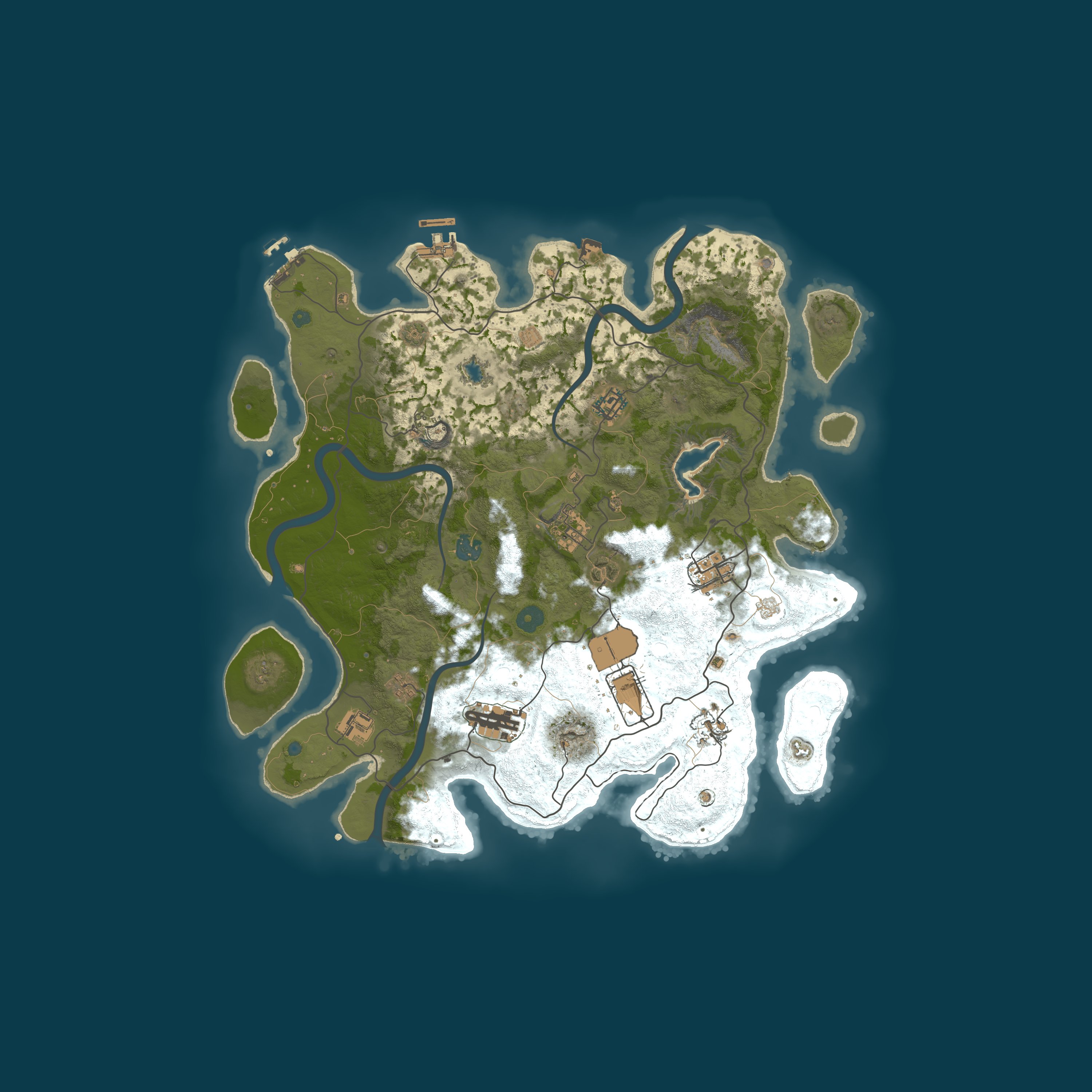 Map for RustImpact 3x Monthly |Solo/Duo/Trio|Many Plugins|