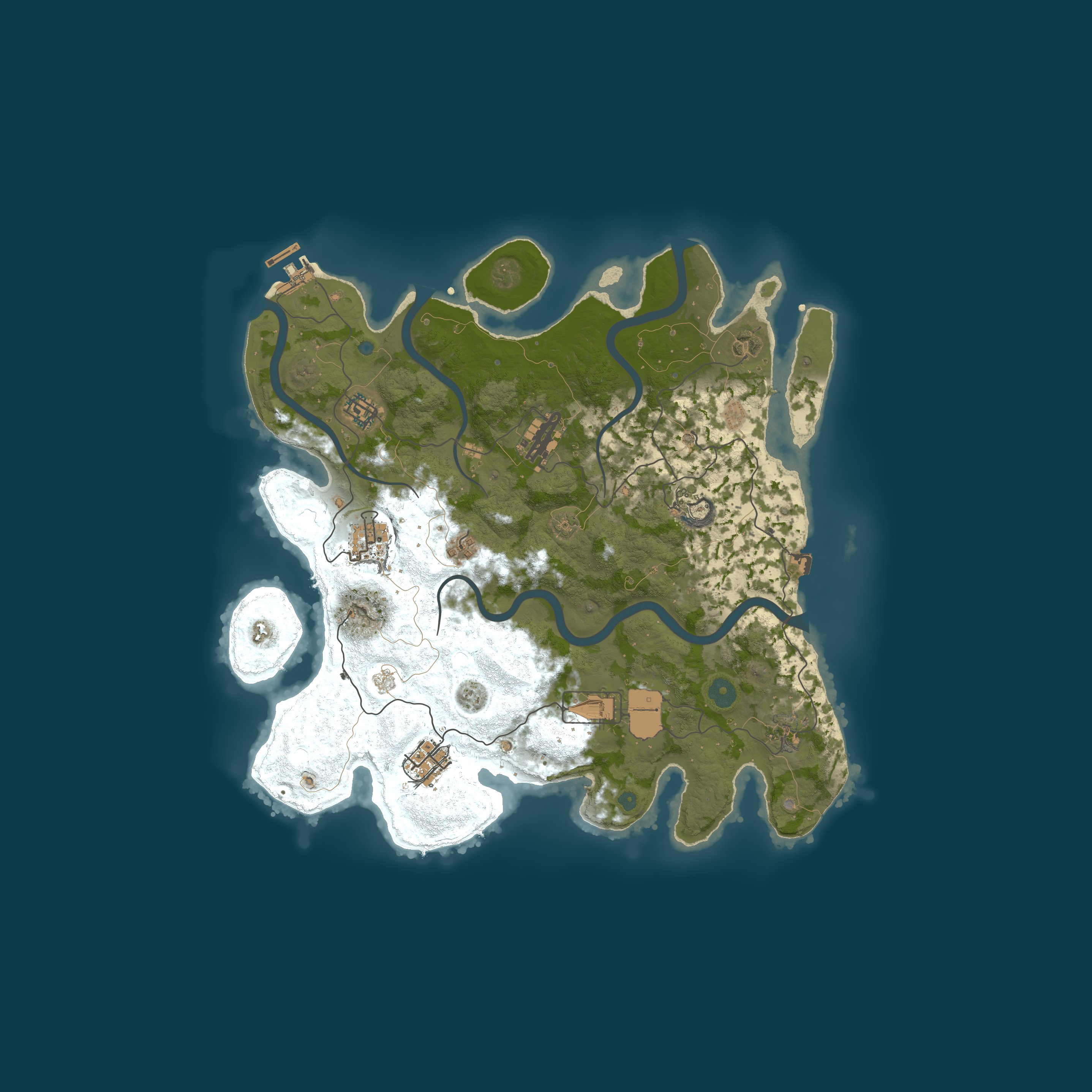 Map for [EU] RustCore | 2x Vanilla | Monthly