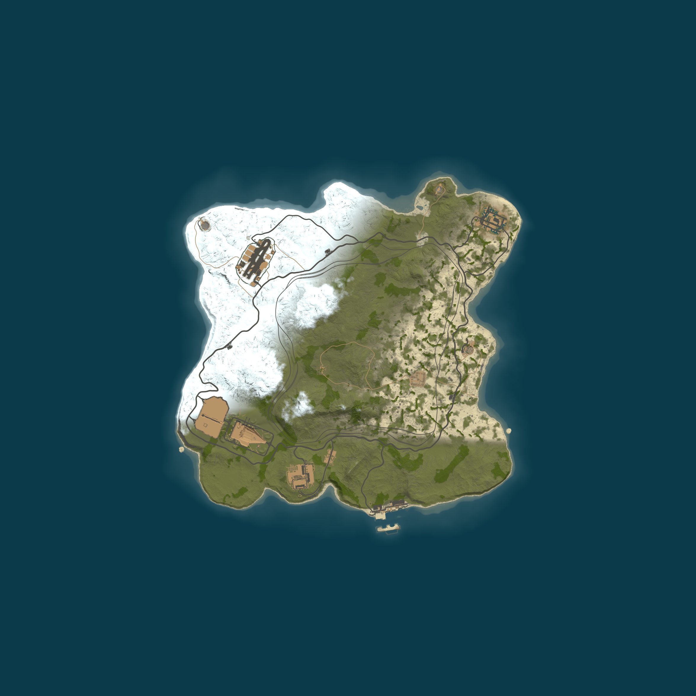 Custom Map, size 2700, seed 1337