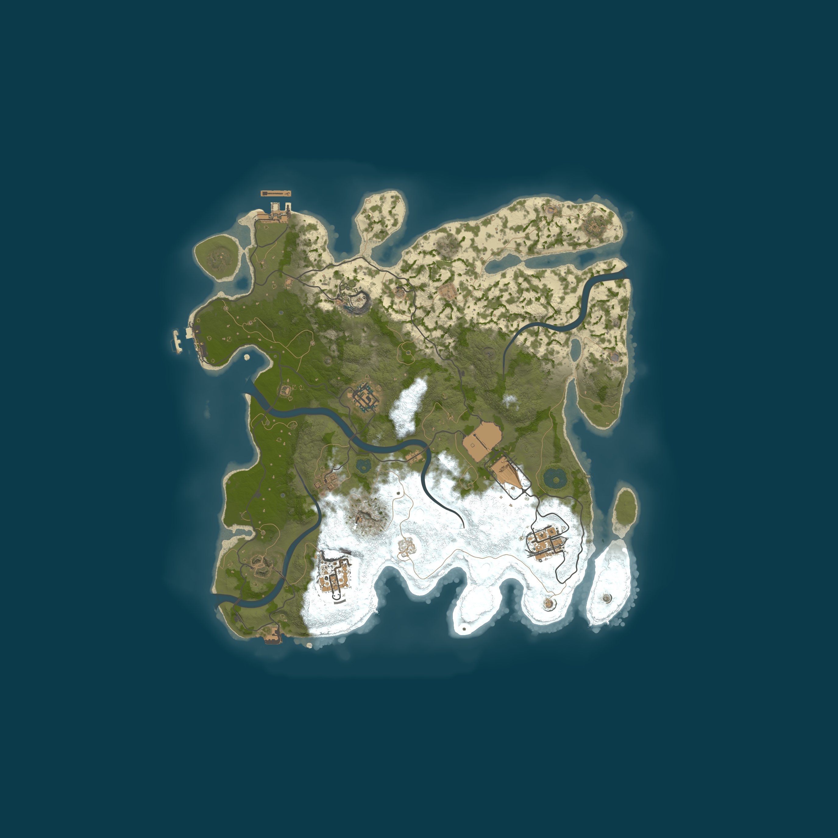 Map for RaidLands 1000X | PvP | Kits | Clans