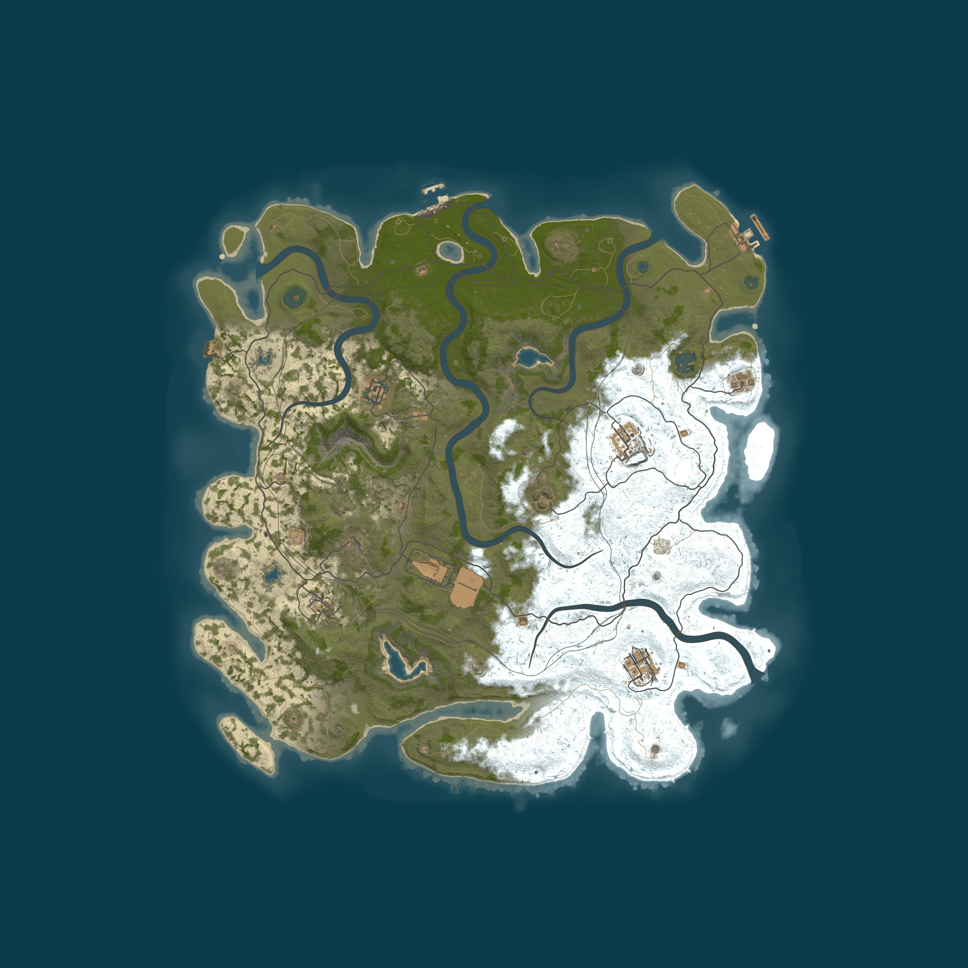 Map for [PVE/GER] Rust Orange/Raidable Base /Convoy,uvm