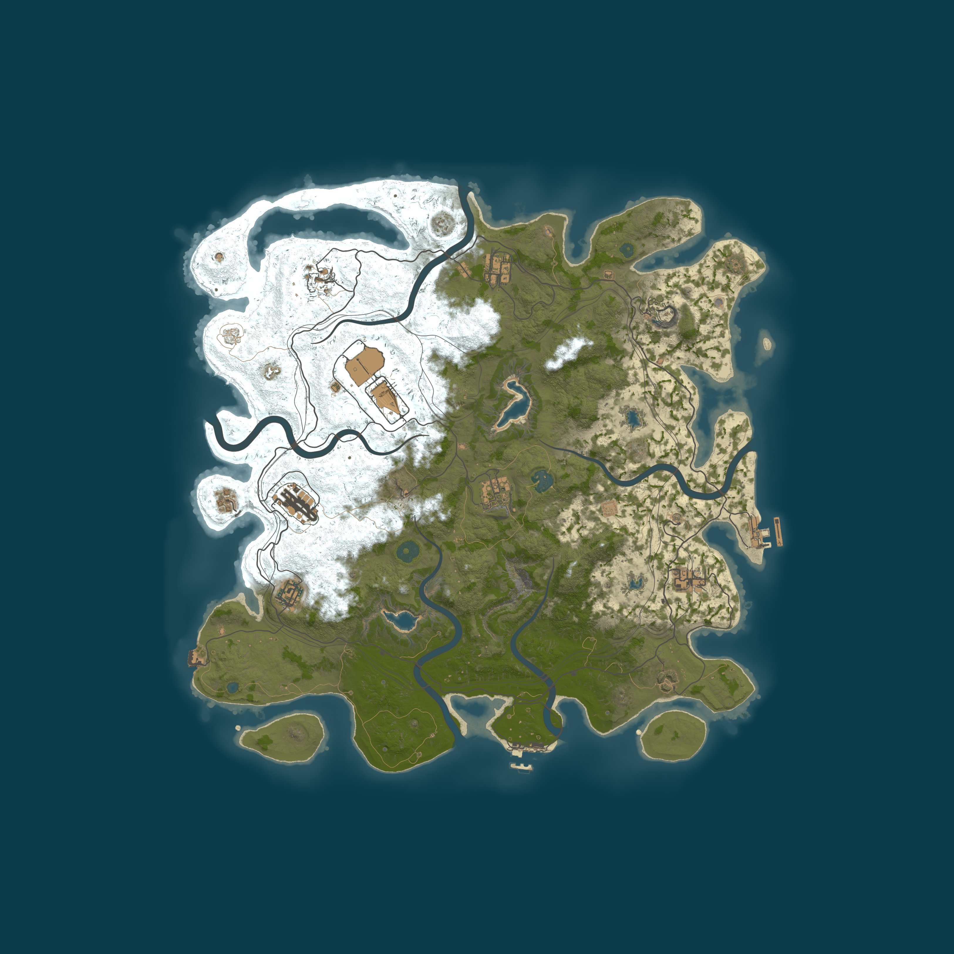 Map for Enchanted.gg EU 2x PvE | No Raiding/Killing | Noob Friendly