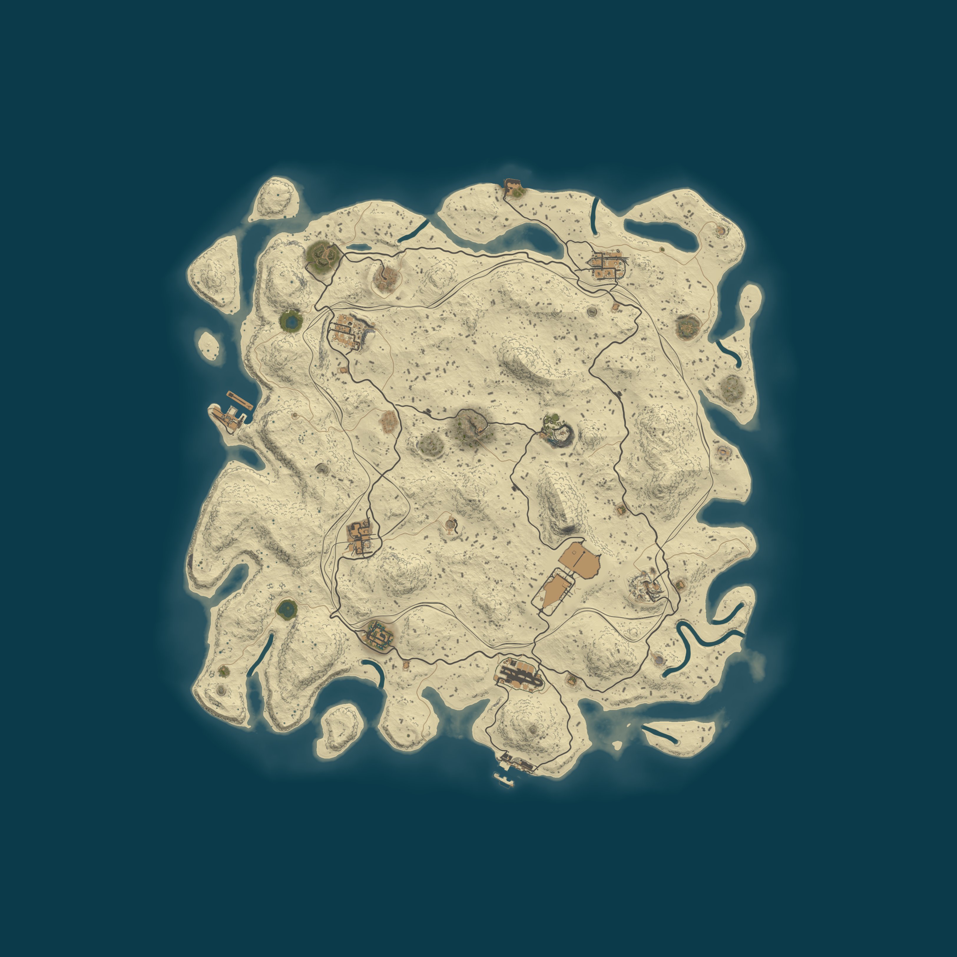 Map for SEA Singapore Rusty 20X Resources Custom Map Wasteland PVE