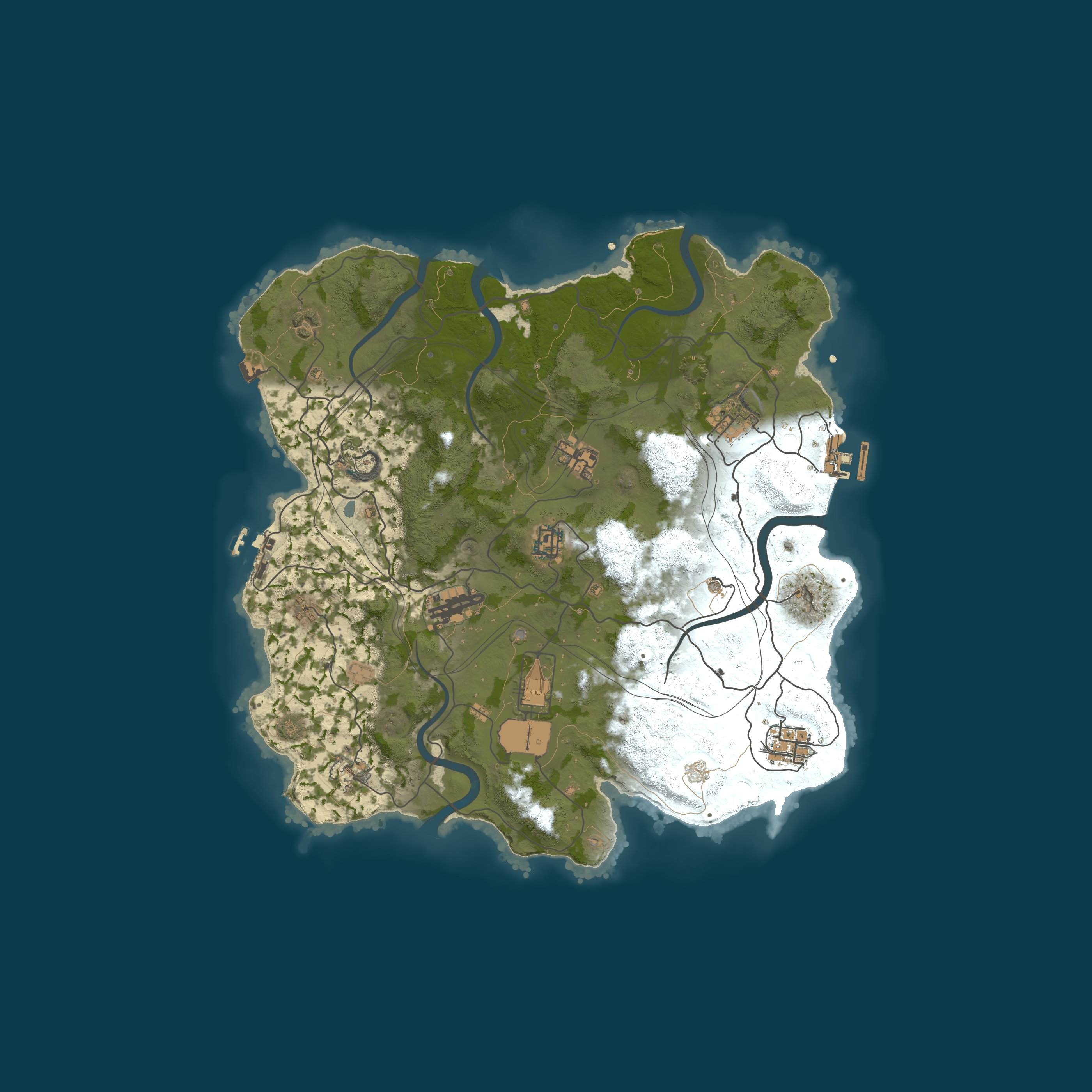 Map for Reddit.com/r/PlayRust - US Main (Friday)