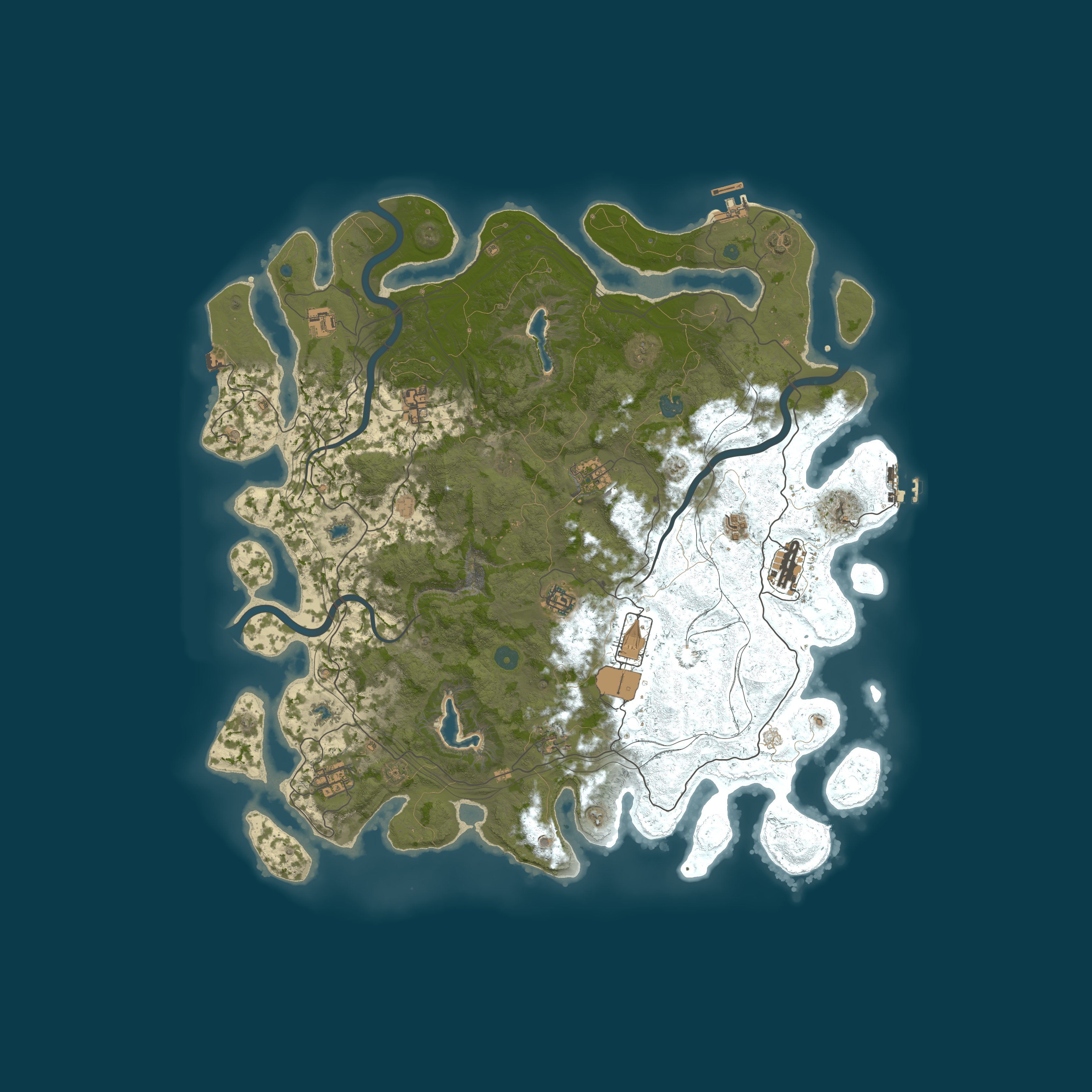 Procedural Map, size 4700, seed 2022196648